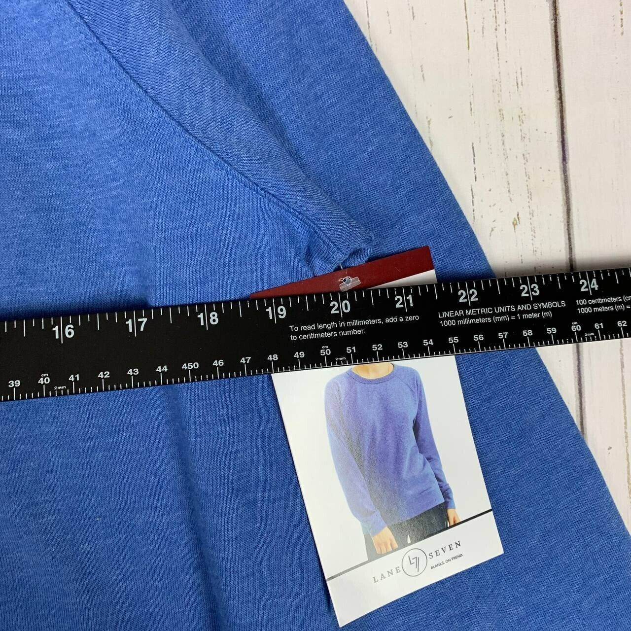 Other Lane Seven Large Pullover Sweater Blue New Women Size L / US 10 / IT 46 - 7 Thumbnail
