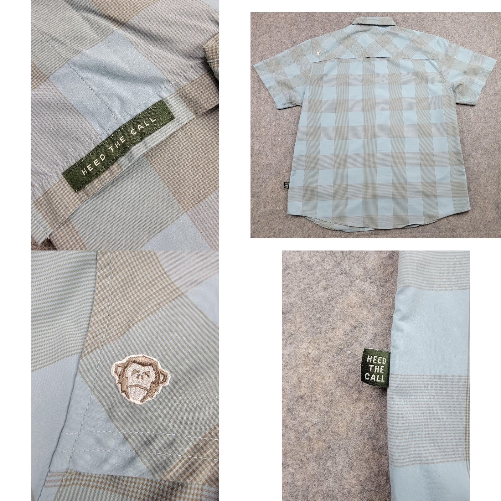 Howler Brothers Howler Bros Shirt Mens L Blue Plaid Short Sleeve Button Up Lightweight Size US L / EU 52-54 / 3 - 8 Thumbnail