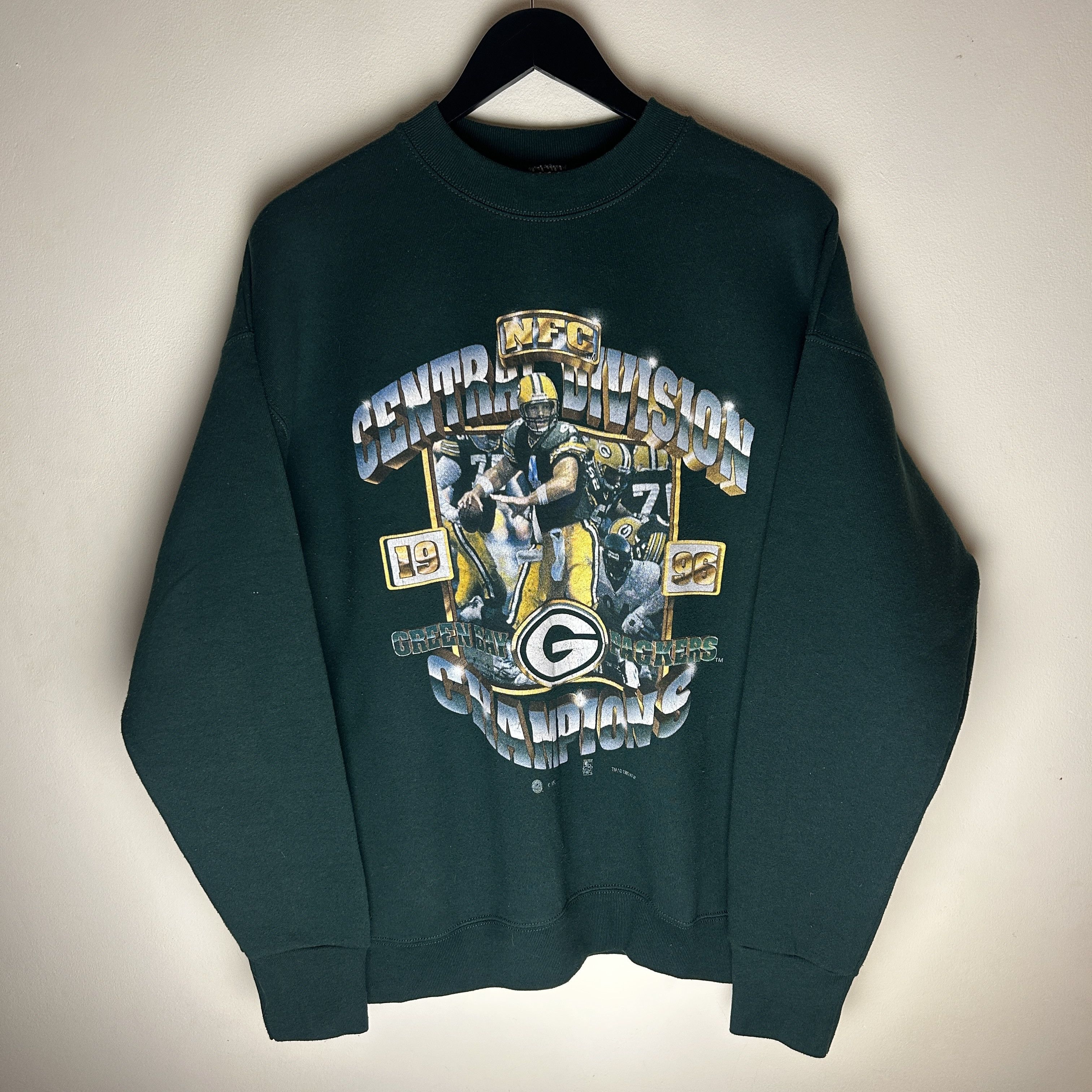 NFL Vintage Green Bay Packers 1996 Champions Sweatshirt Size US L / EU 52-54 / 3 - 1 Thumbnail