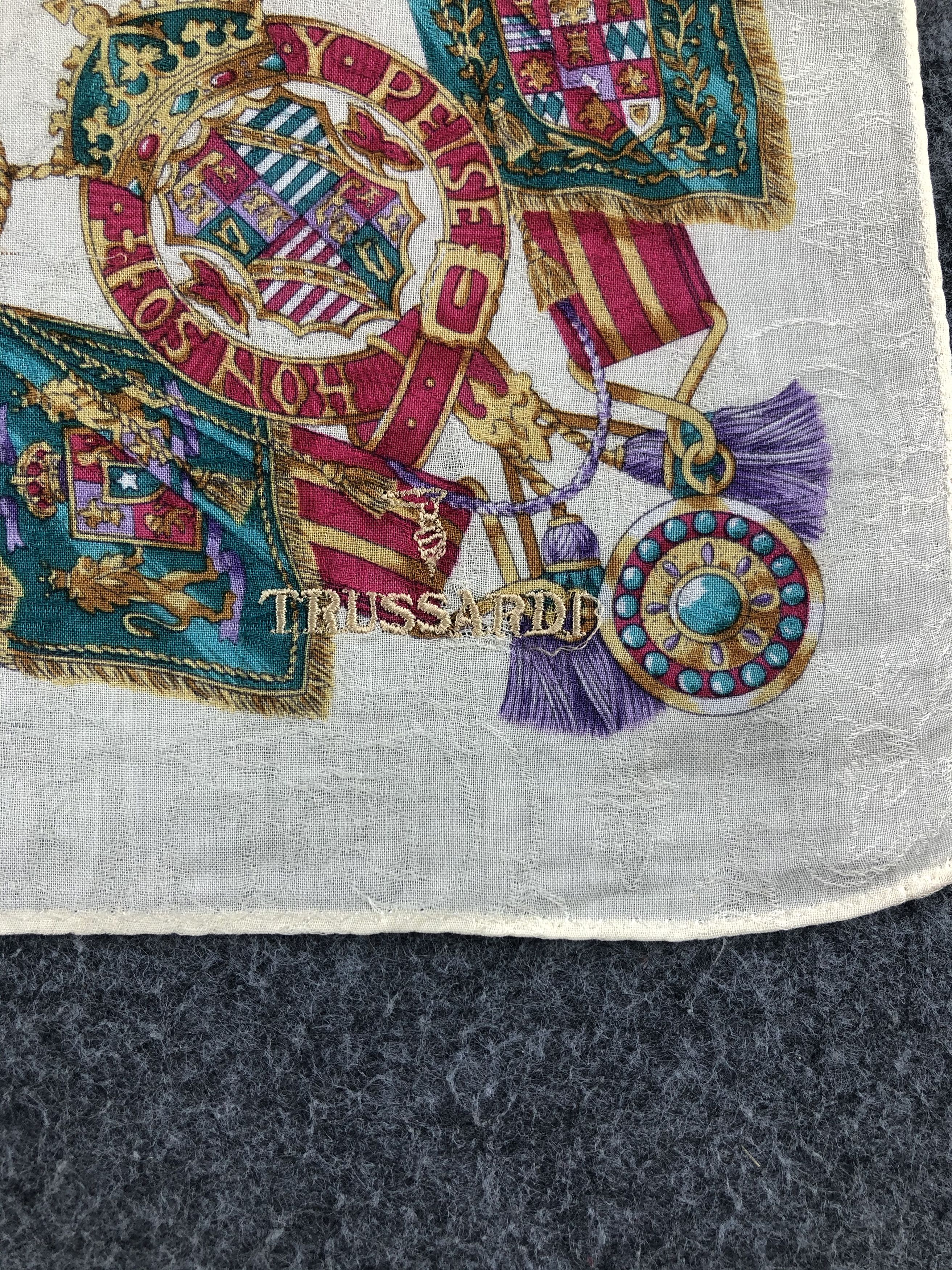 Trussardi × Vintage Trussardi Handkerchief / Bandana / Neckerchief Size ONE SIZE - 5 Thumbnail
