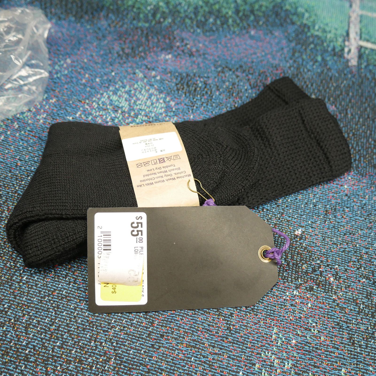 Needles Needles Pile Socks Butterfly Logo Size Small Size ONE SIZE - 5 Thumbnail