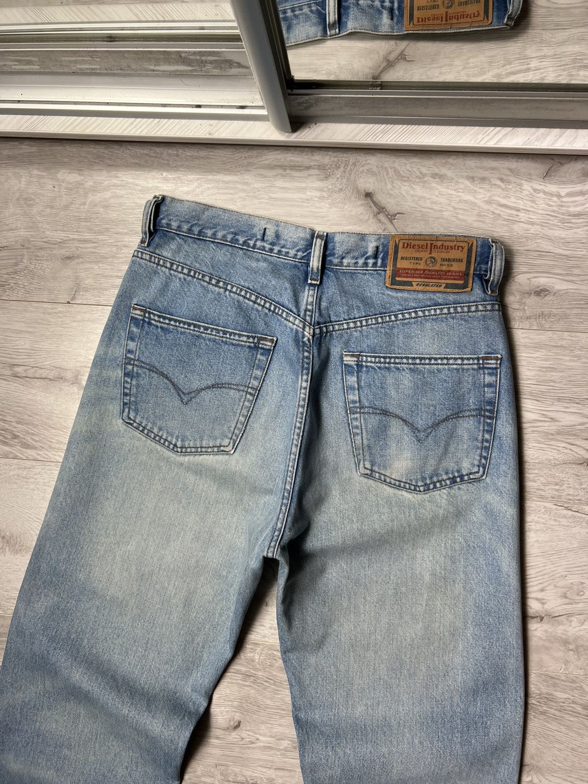 Diesel × Vintage Vintage Diesel Blue Straight Jeans / Denim Pants Size US 32 / EU 48 - 14 Thumbnail