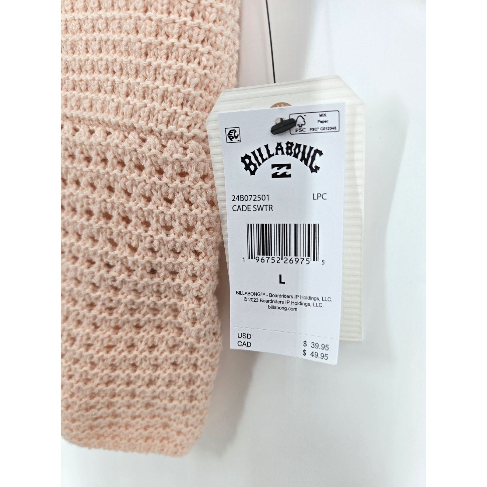 Billabong NEW Billabong Cade Crochet Sweater Tank Size Large Size L / US 10 / IT 46 - 5 Thumbnail