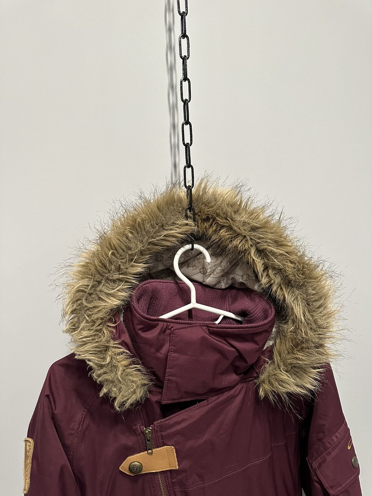 Oakley Vintage Oakley Bomber Jacket 00s Fur Hood Japanese Style Size XS / US 0-2 / IT 36-38 - 12 Thumbnail