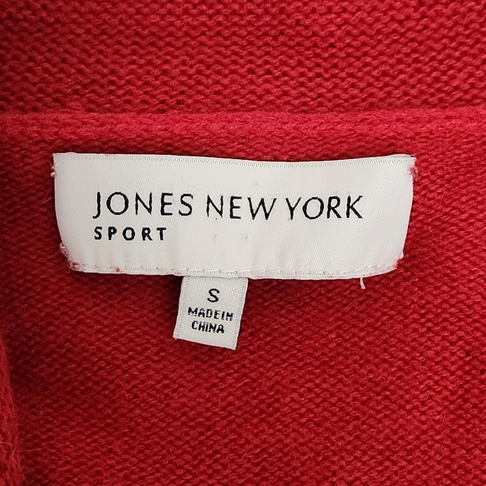 Other Jones New York Sport Red Button Cardigan Small Wool Blend Size S / US 4 / IT 40 - 5 Thumbnail
