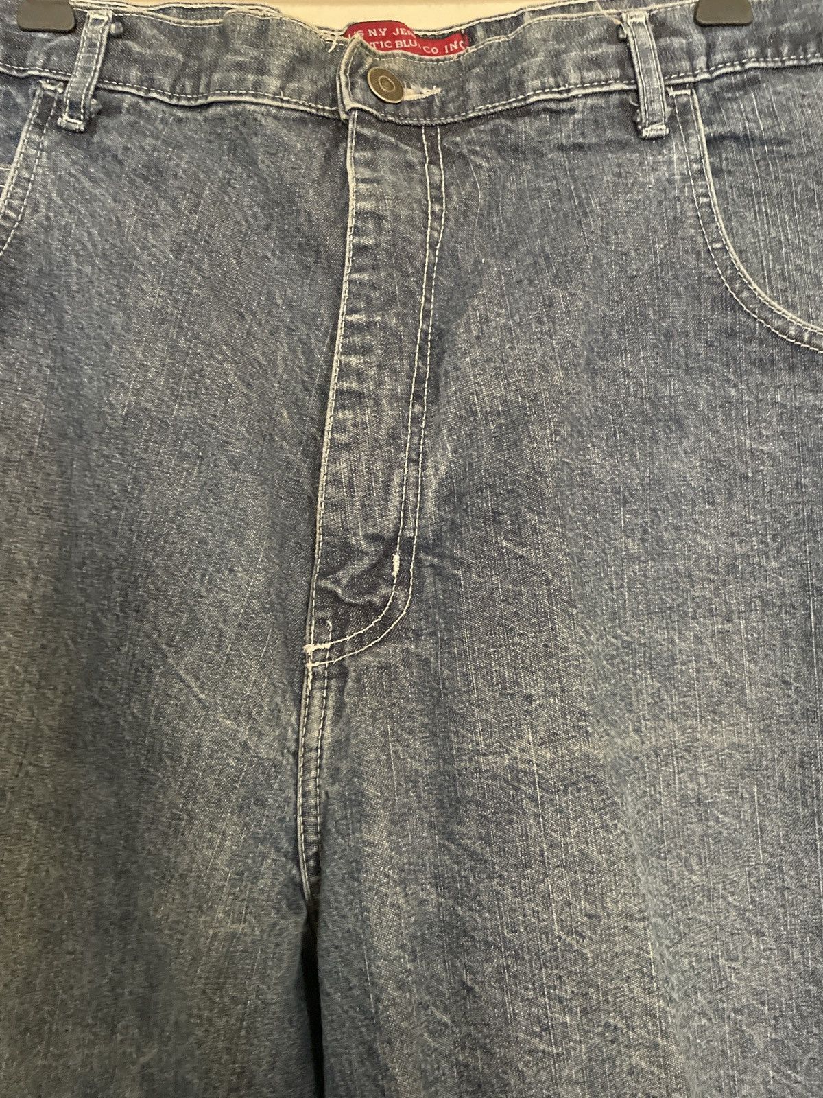 Designer × Vintage Michael’s NY Jean Co Blue Denim Shorts Jorts Carpenter skate Size US 40 / EU 56 - 4 Thumbnail