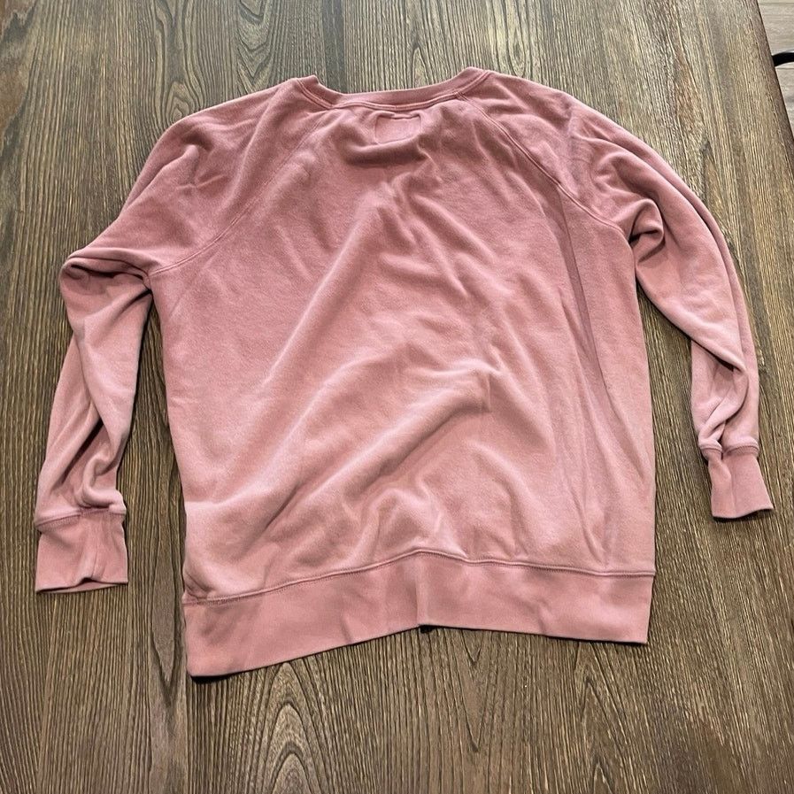 American Eagle Outfitters American Eagle Pullover Sweatshirt Jegging Fit Pink Size M Size M / US 6-8 / IT 42-44 - 4 Thumbnail