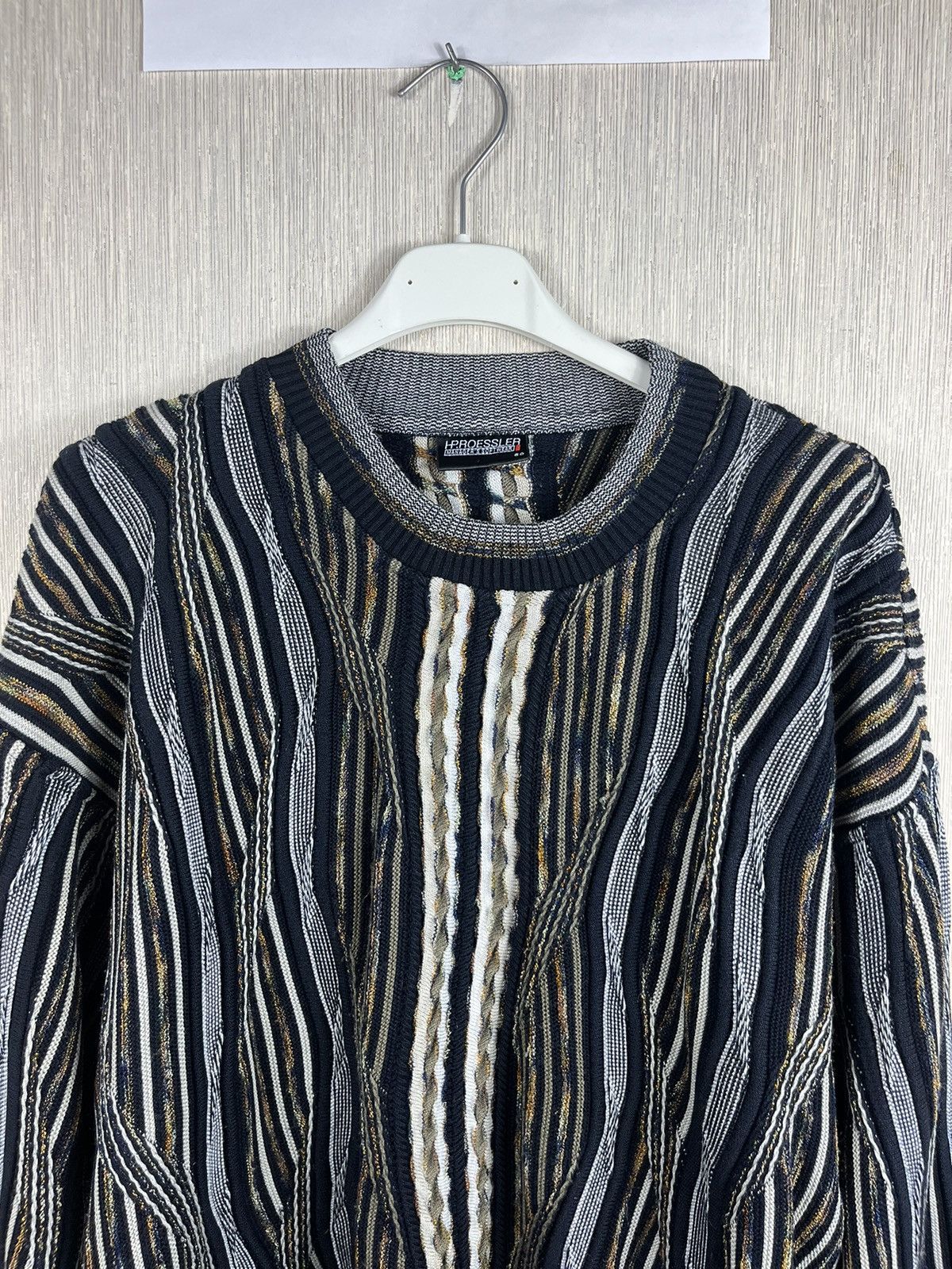 Coogi × Vintage Vintage HP Roessler coogi 3D boxy knit sweater knitted y2k Size US M / EU 48-50 / 2 - 3 Thumbnail