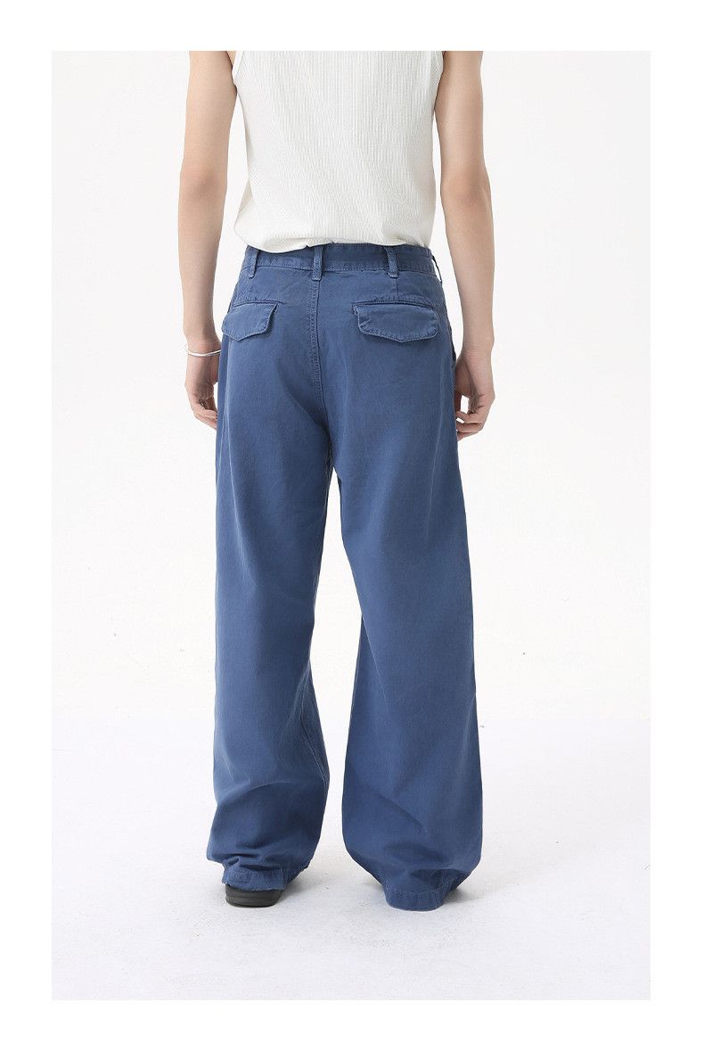 Japanese Brand Japanese retro loose blue straight washed denim jeans Size US 32 / EU 48 - 5 Thumbnail