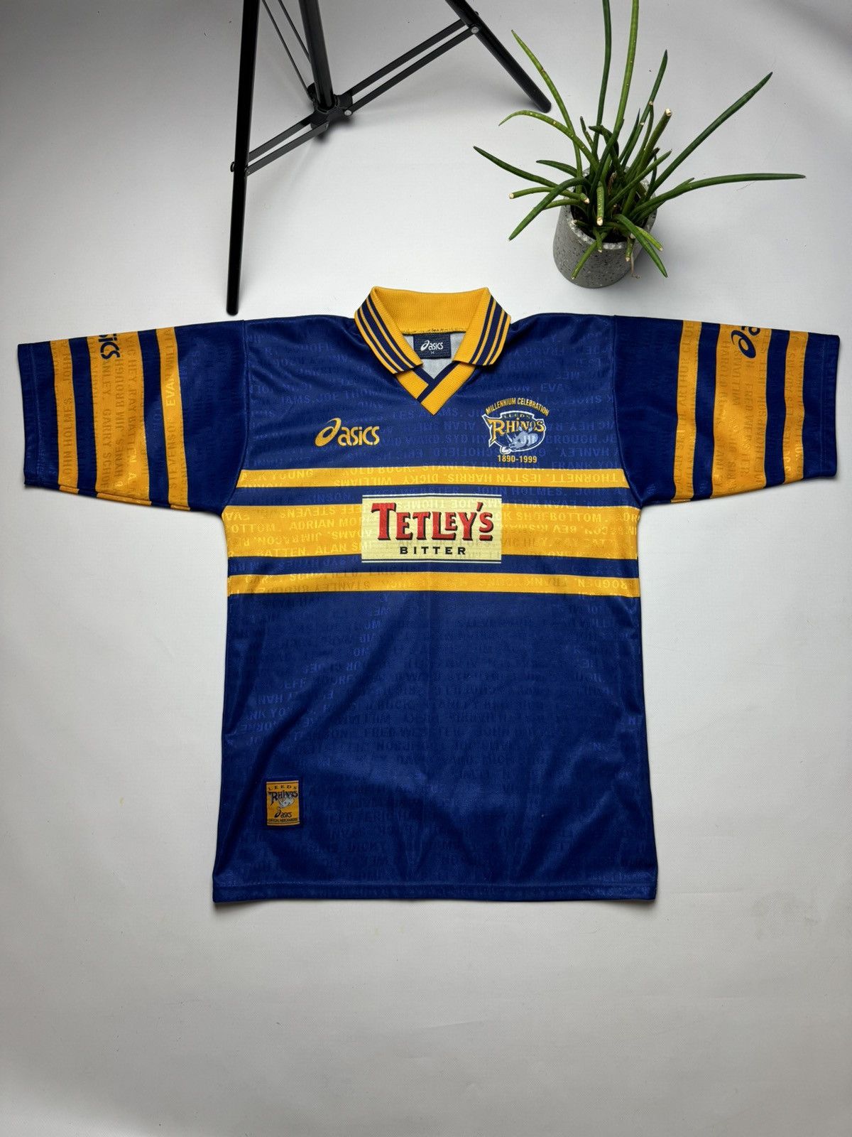 Rhinox × Vintage Rare vintage Rhinos Asics jersey Size US M / EU 48-50 / 2 - 2 Thumbnail