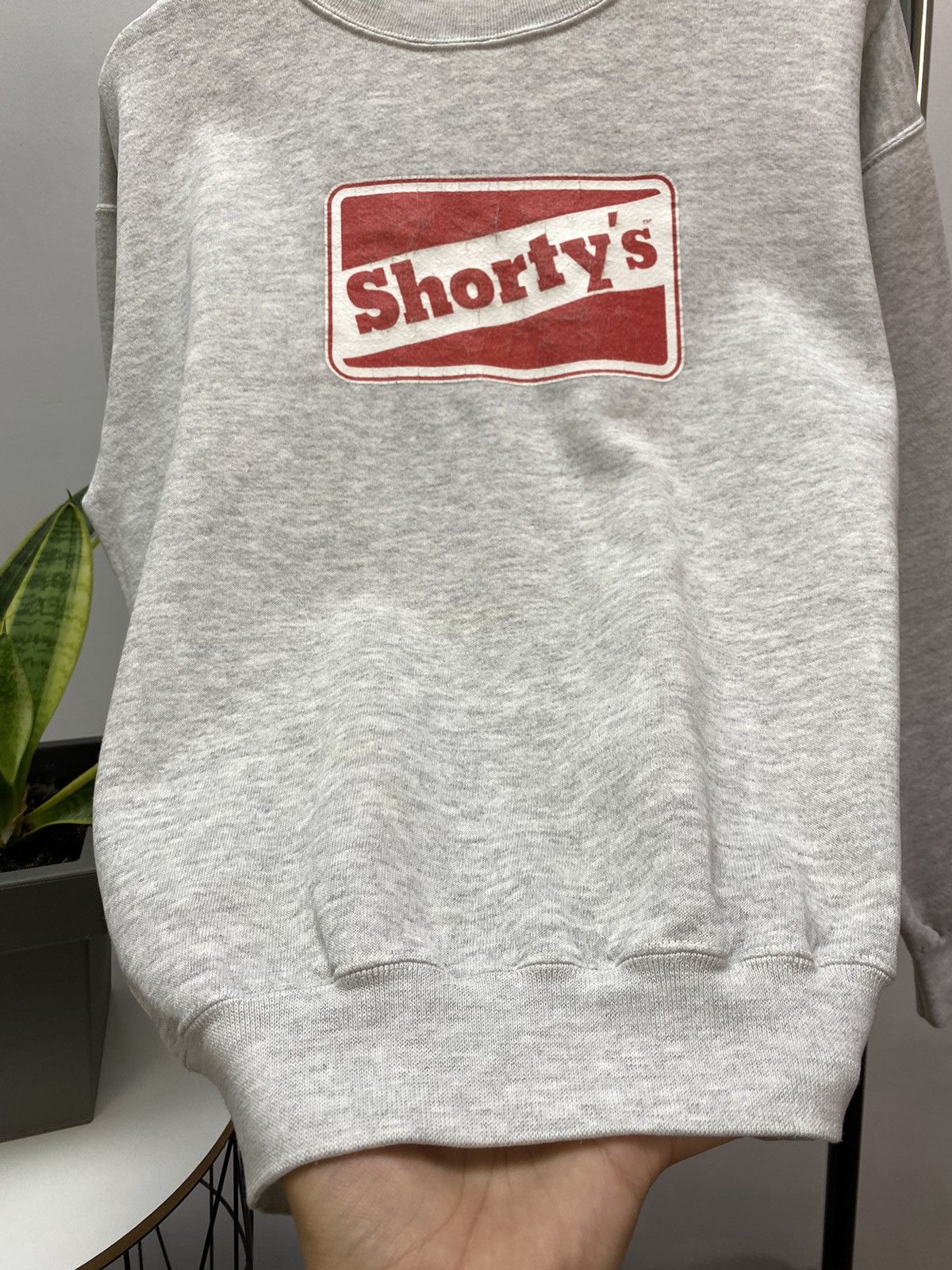 Shorty's Skateboards × Vintage Vintage 90s Shorty’s Skateboarding Box Logo Sweatshirt Size US M / EU 48-50 / 2 - 7 Thumbnail