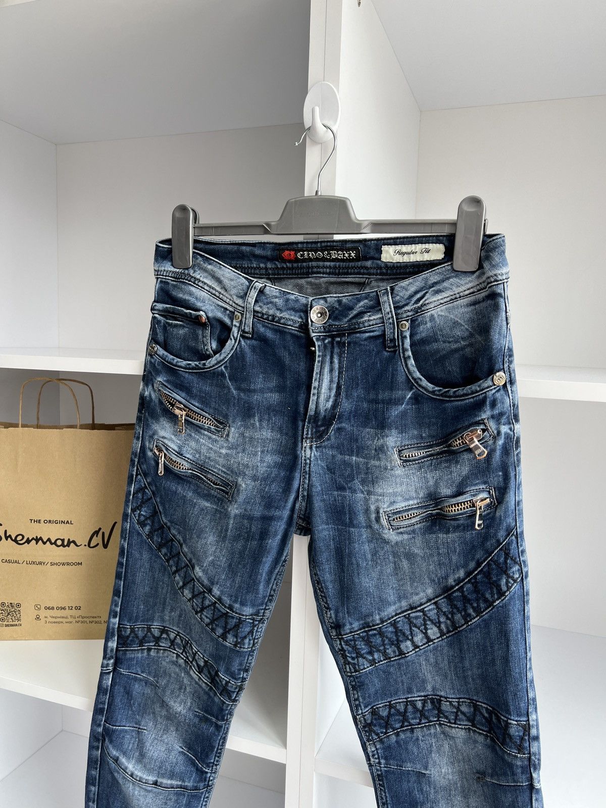 Designer × Vintage Vintage Cipo Baxx Archival Jeans Size US 30 / EU 46 - 4 Thumbnail