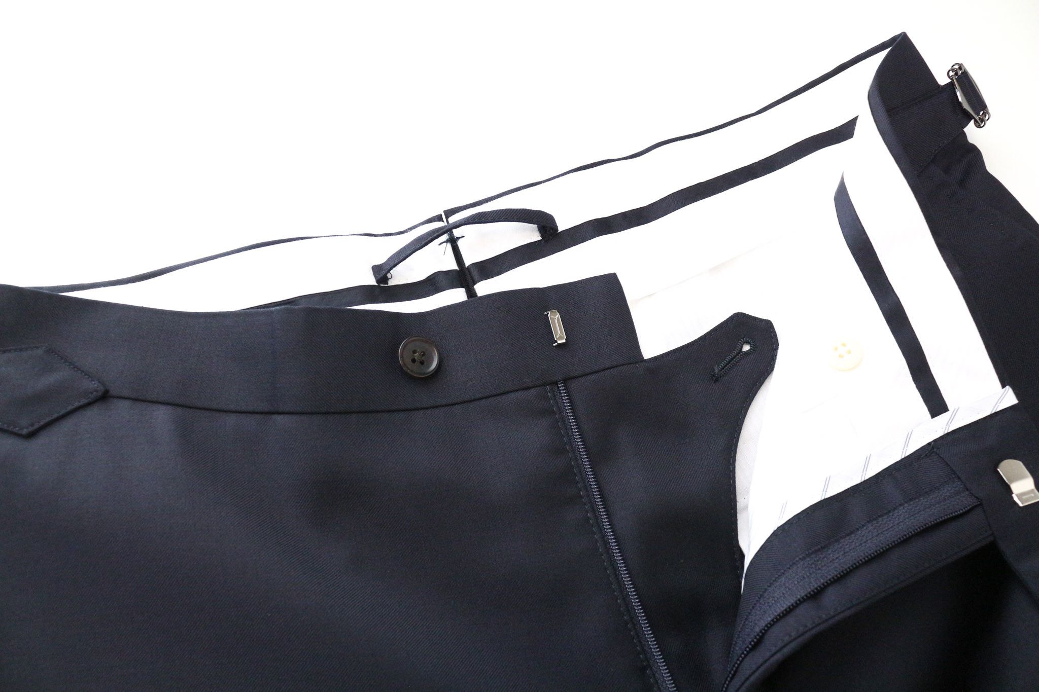 Suitsupply FERRARA UK40L Dark Blue Wool 2 Piece Suit 75699 Size 40L - 12 Thumbnail