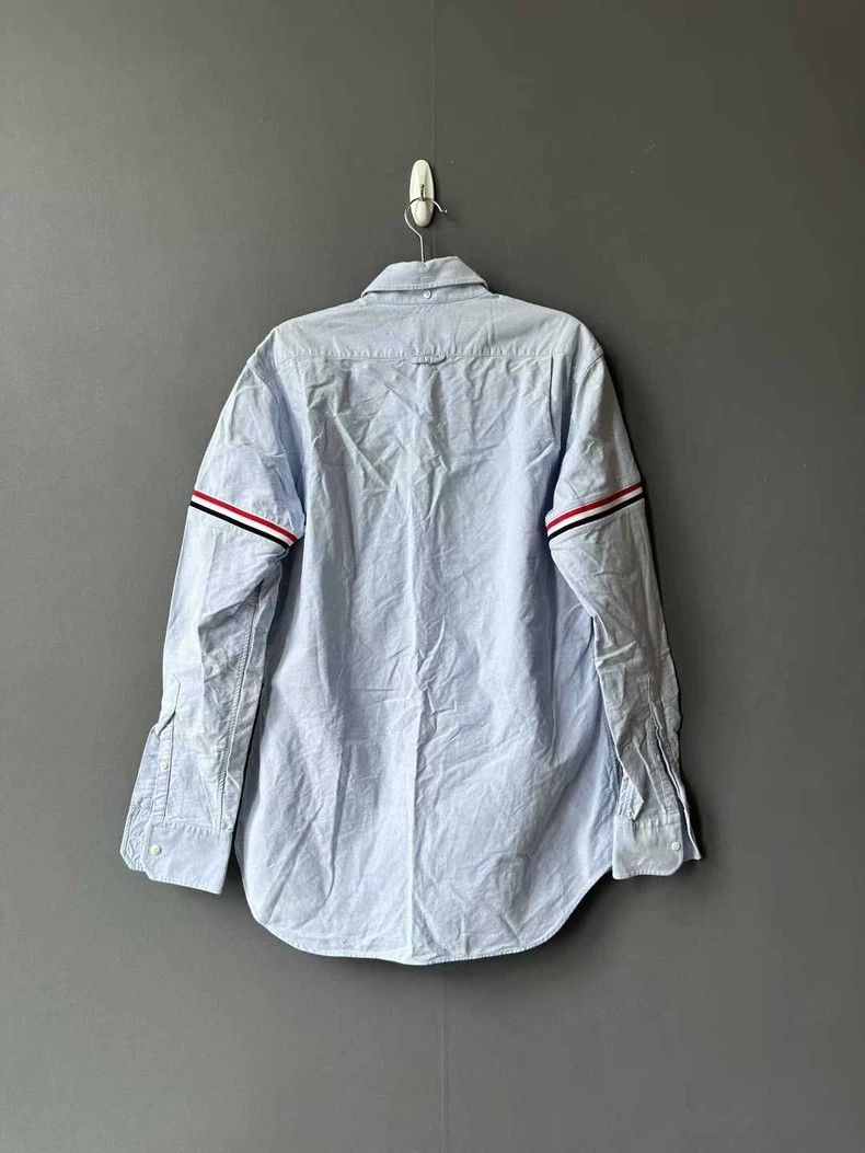 Thom Browne Thom Browne Double-breasted striped shirt Size US L / EU 52-54 / 3 - 2 Thumbnail