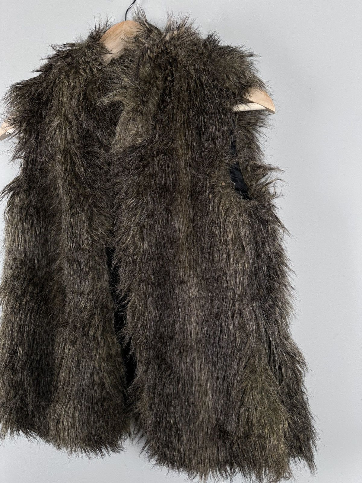 Hysteric Glamour × Japanese Brand × Vintage Vintage Y2k Fuzzy Fur Vest If Six Was Nine Opium Size S / US 4 / IT 40 - 3 Thumbnail