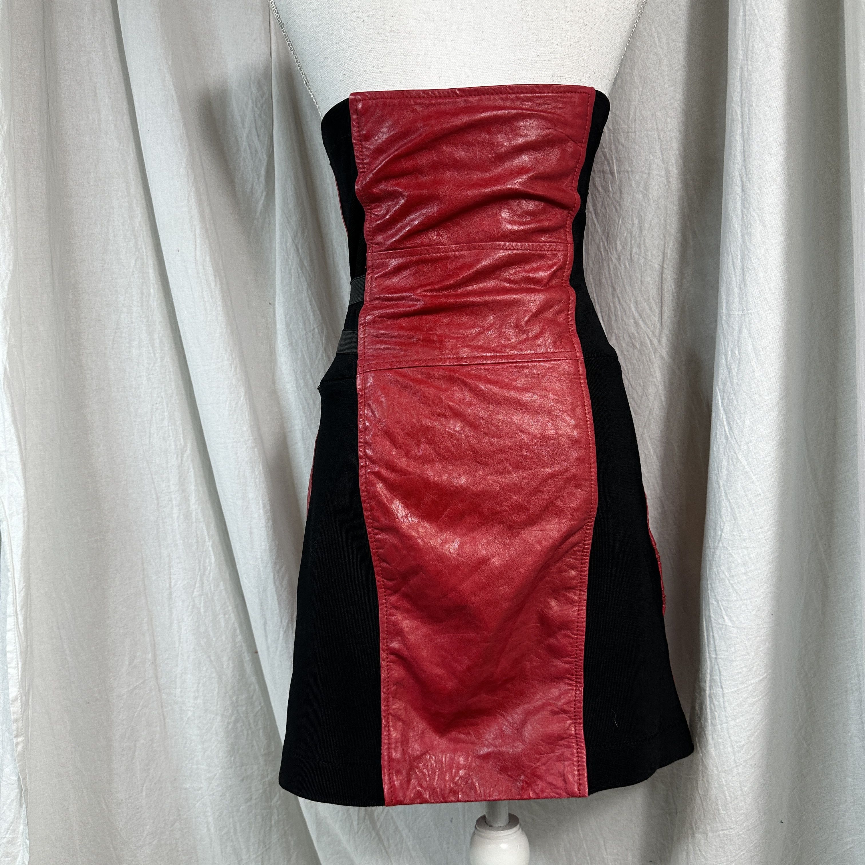Faith Connexion Vintage Leather Dress Faith Connextion Size M / US 6-8 / IT 42-44 - 4 Thumbnail