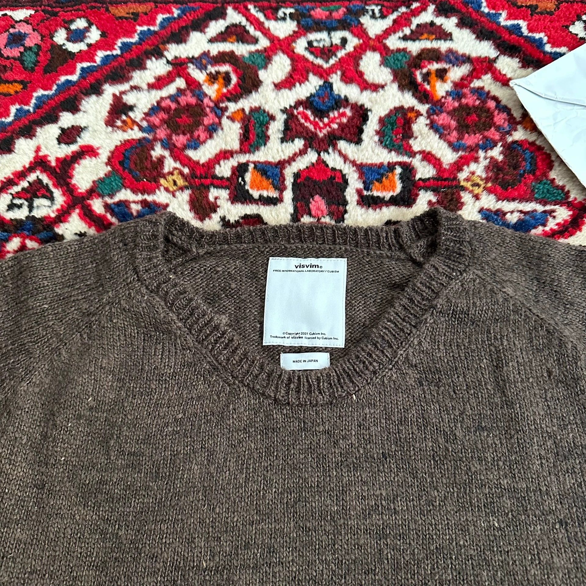 Visvim visvim 17AW COLLEGE MUD Mud Dyed 100% Wool Knit 3 Size US L / EU 52-54 / 3 - 5 Thumbnail