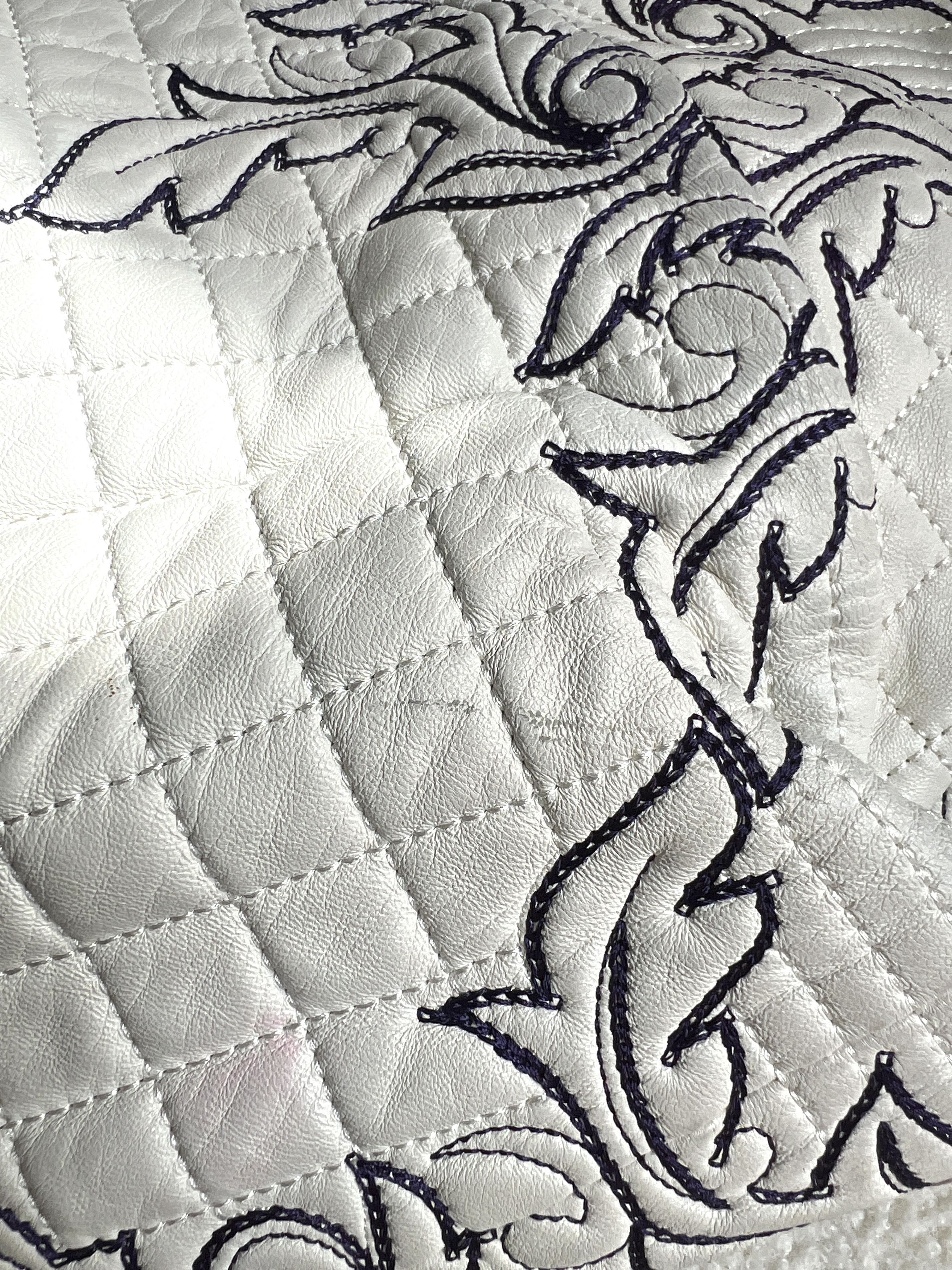 Versace Authentic Versace Quilted Barocco Medusa Large Hobo Size ONE SIZE - 8 Thumbnail
