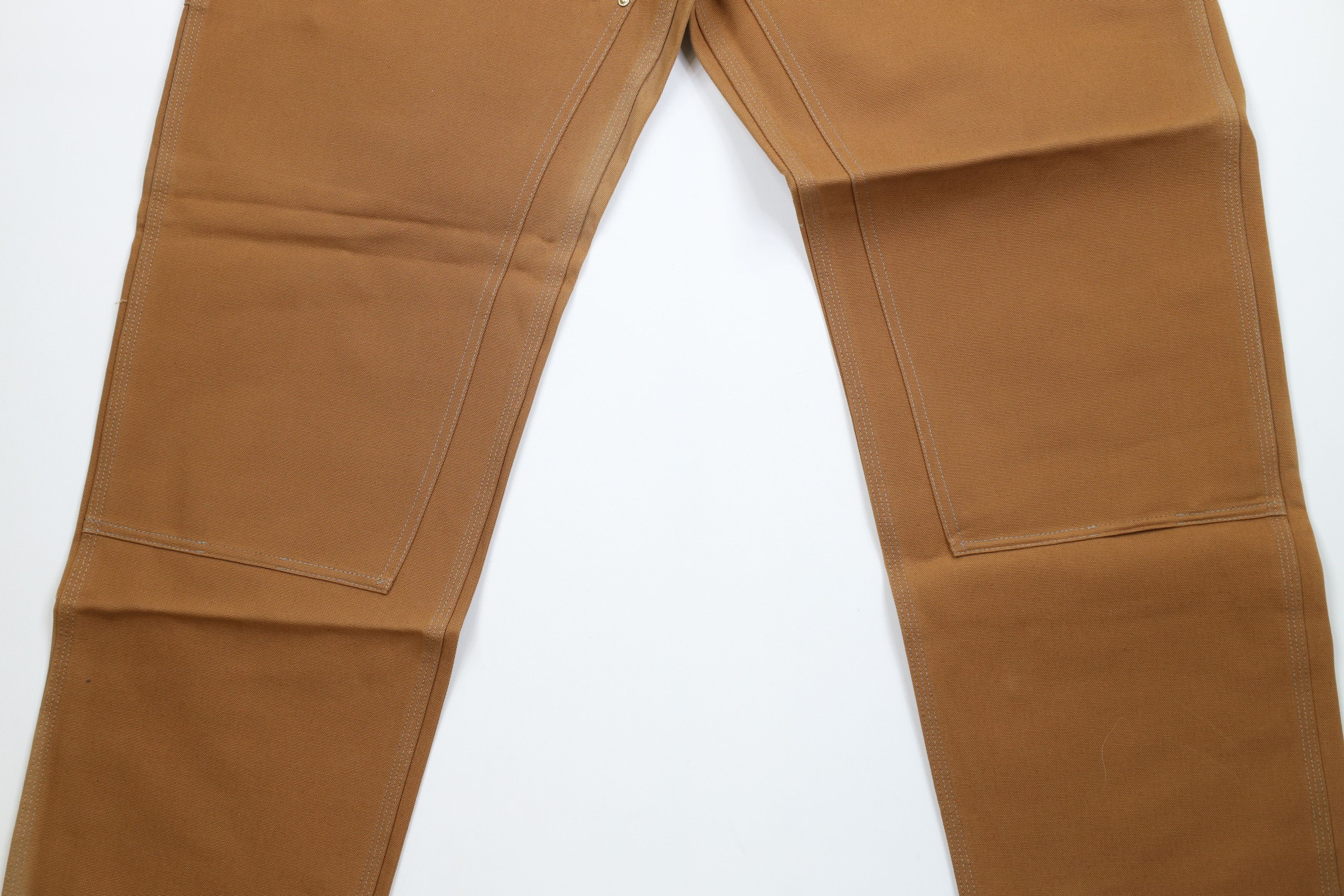 Carhartt Deadstock Vintage 90s Carhartt Wide Leg Pants Duck Brown USA Size US 42 / EU 58 - 3 Thumbnail