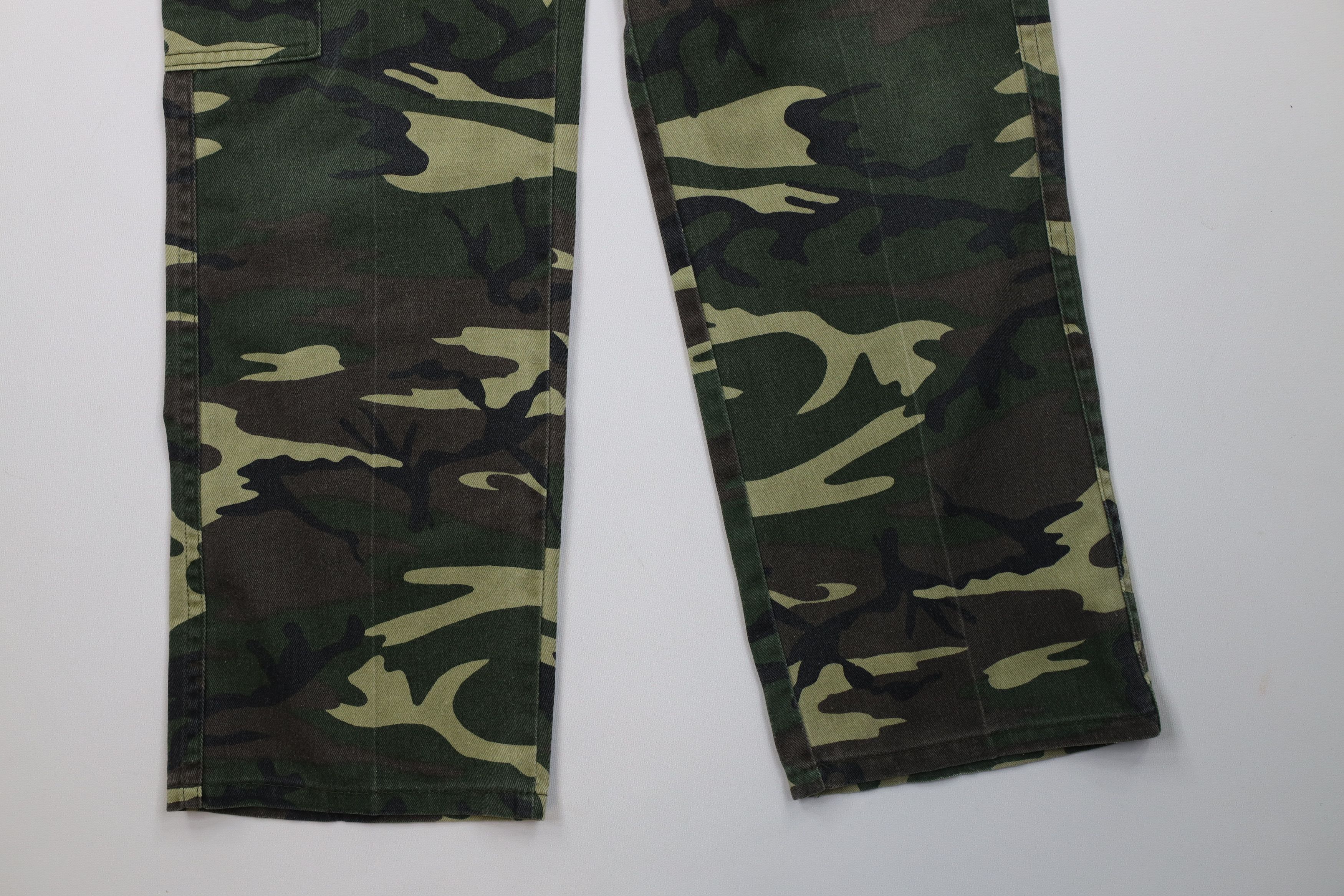 Vintage Vintage 70s Streetwear Camouflage Utility Cargo Pants USA Size US 32 / EU 48 - 4 Thumbnail