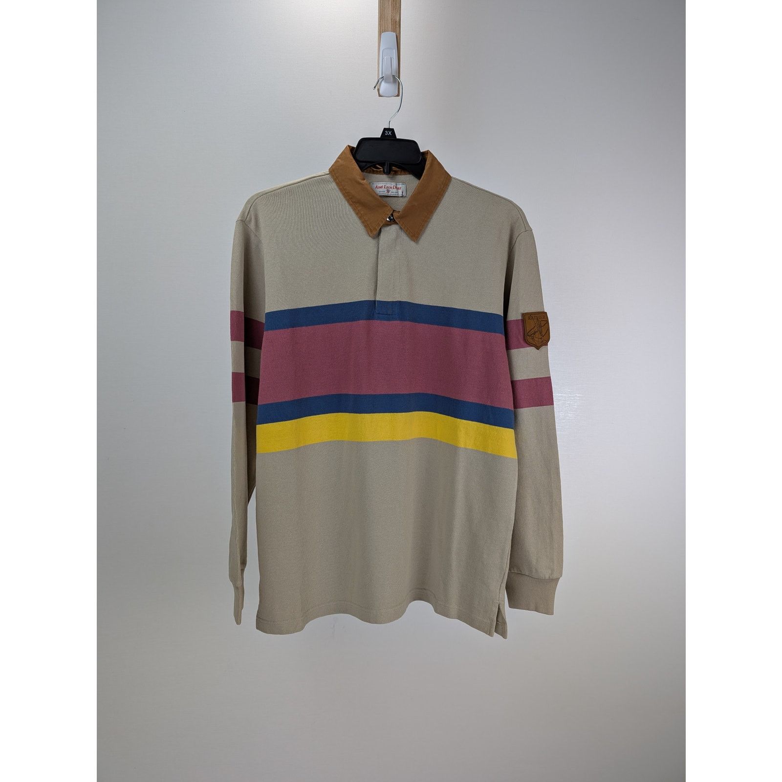 Aime Leon Dore × New Balance o1rshd1 NB Rainiery Rugby Polo Shirt in Brown Size US M / EU 48-50 / 2 - 1 Thumbnail
