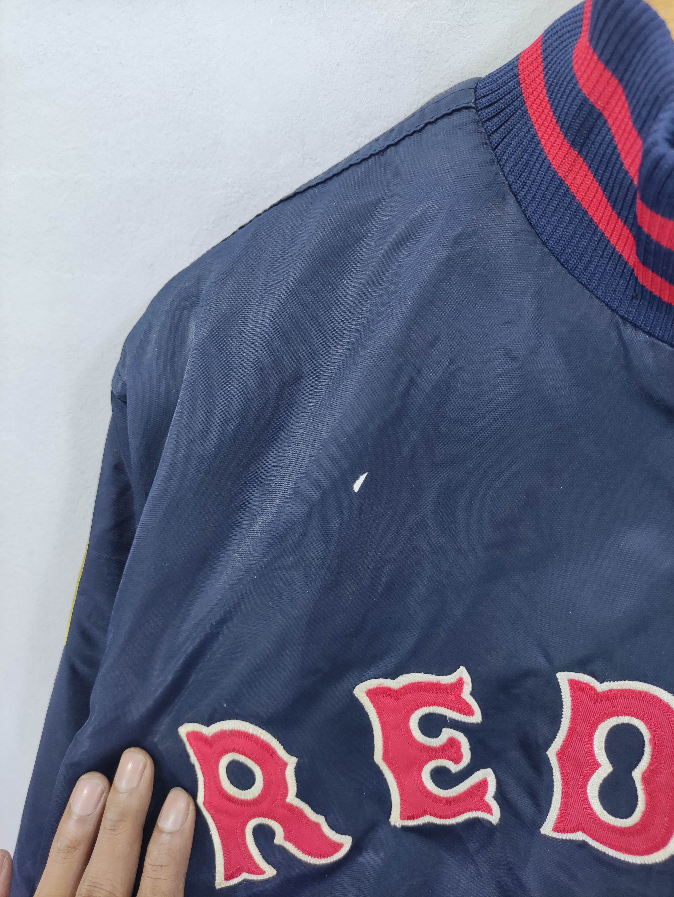 MLB Vintage Red Sox Mlb Varsity Jacket Zipper Size US XXL / EU 58 / 5 - 2 Thumbnail