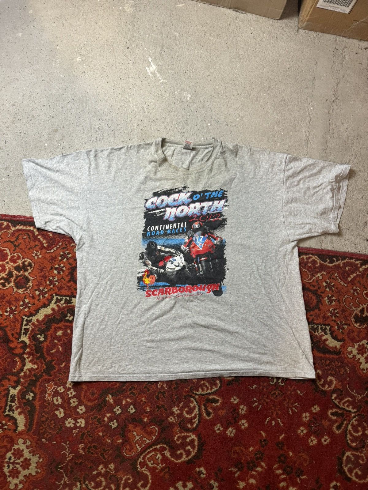 Vintage Vintage Y2K Cocko’the North Oliver’s Mount Motorcycle Racing Size US XXL / EU 58 / 5 - 1 Thumbnail