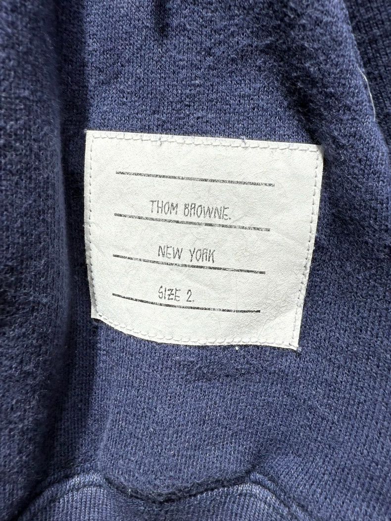Thom Browne thom browneInk blue offset printed zipper jacket 2503-Nexta Size US M / EU 48-50 / 2 - 3 Thumbnail