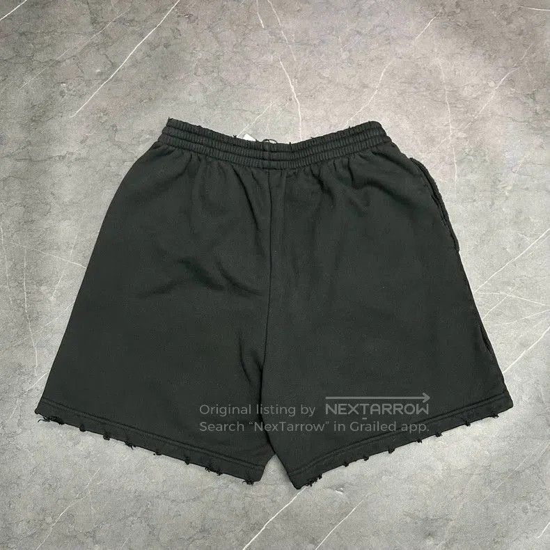Balenciaga Balenciaga Distressed Rhinestone Shorts. Size US 26 / EU 42 - 5 Thumbnail