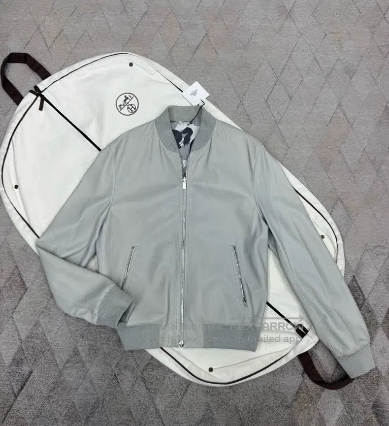 Hermes Hermes Autumn-Winter Double-Faced Leather Jacket with One Size US M / EU 48-50 / 2 - 1 Thumbnail