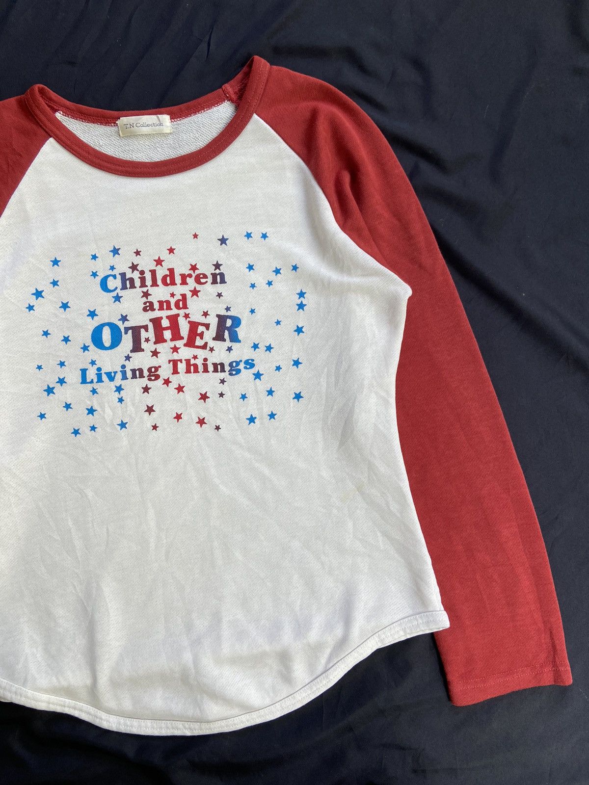 Japanese Brand CHILDREN AND OTHER LIVING THINGS RAGLAN TEE Size US S / EU 44-46 / 1 - 3 Thumbnail
