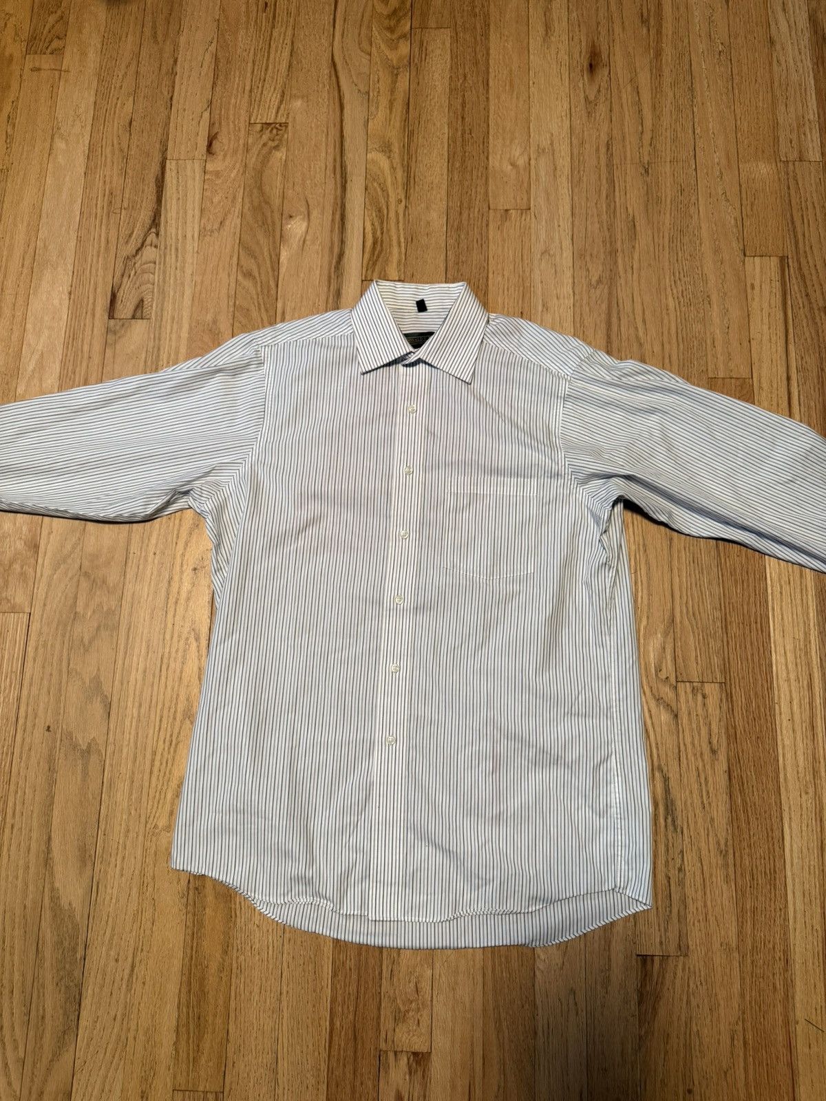 Donald Trump Donald J Trump Signature Collection Button Up Striped Shirt Size US L / EU 52-54 / 3 - 1 Thumbnail