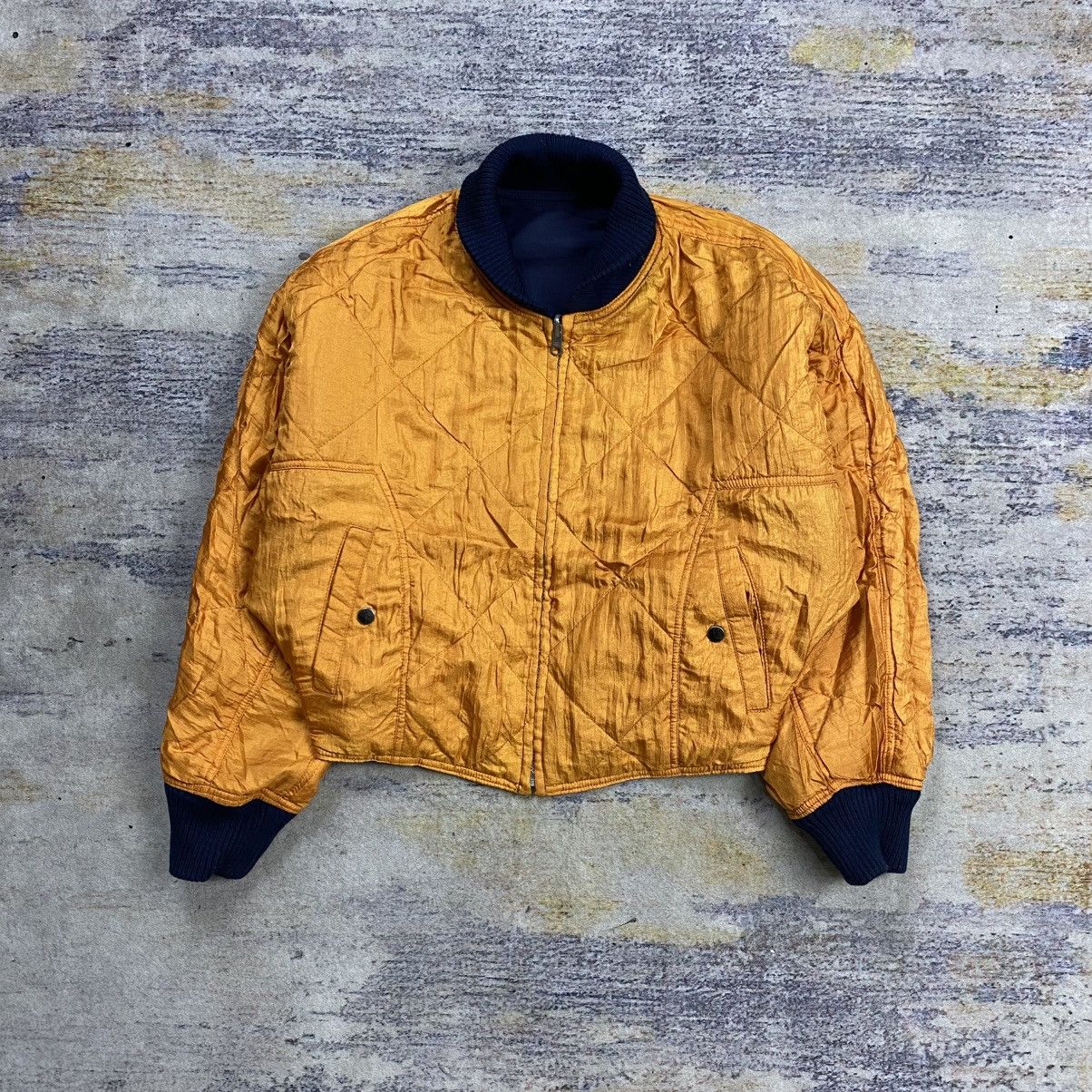 Issey Miyake Vintage 90s issey miyake reversible bomber jacket Size US M / EU 48-50 / 2 - 1 Thumbnail
