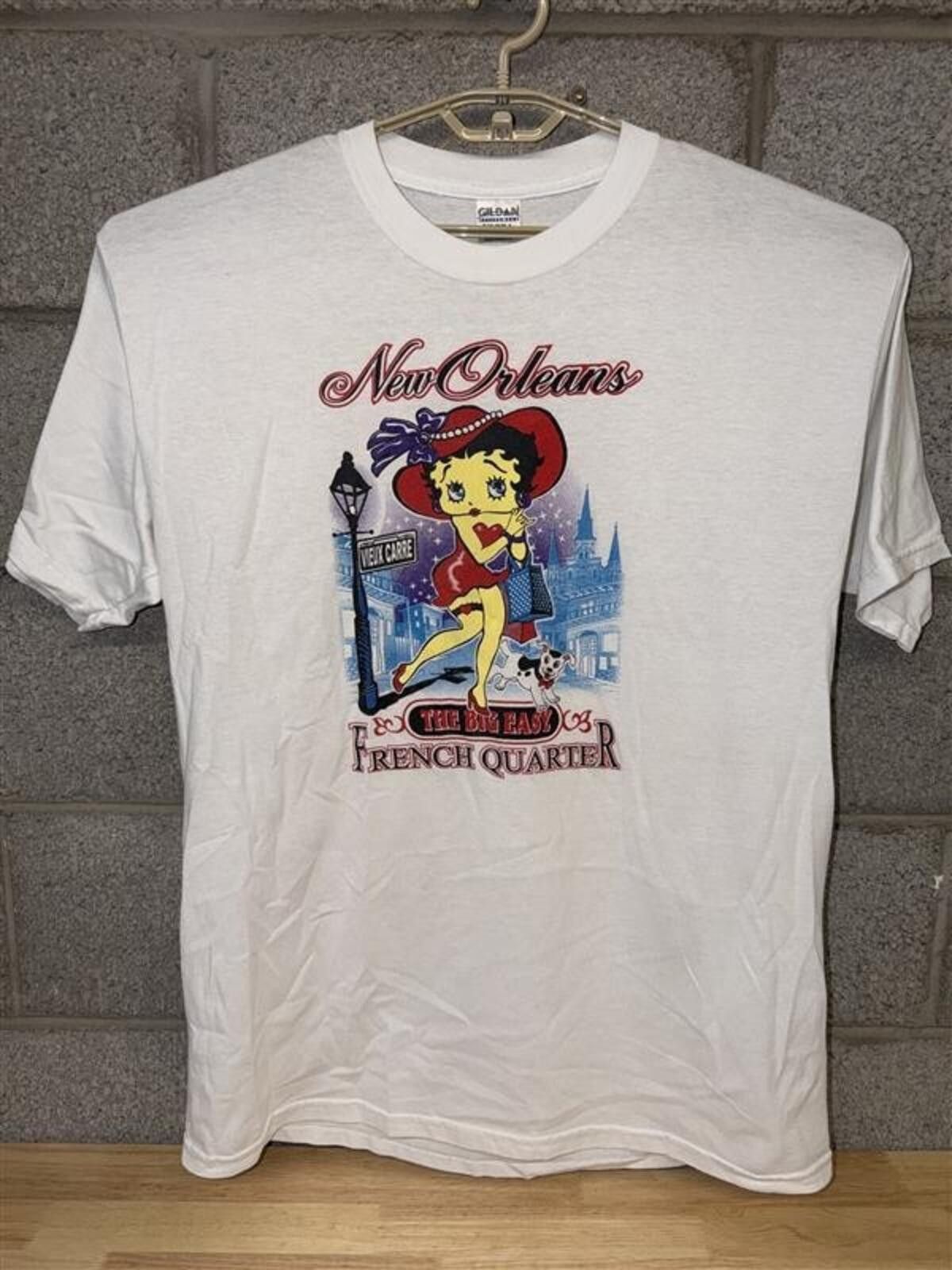 Betty Boop New Orleans French Quarter XL Graphic Shirt 2000s