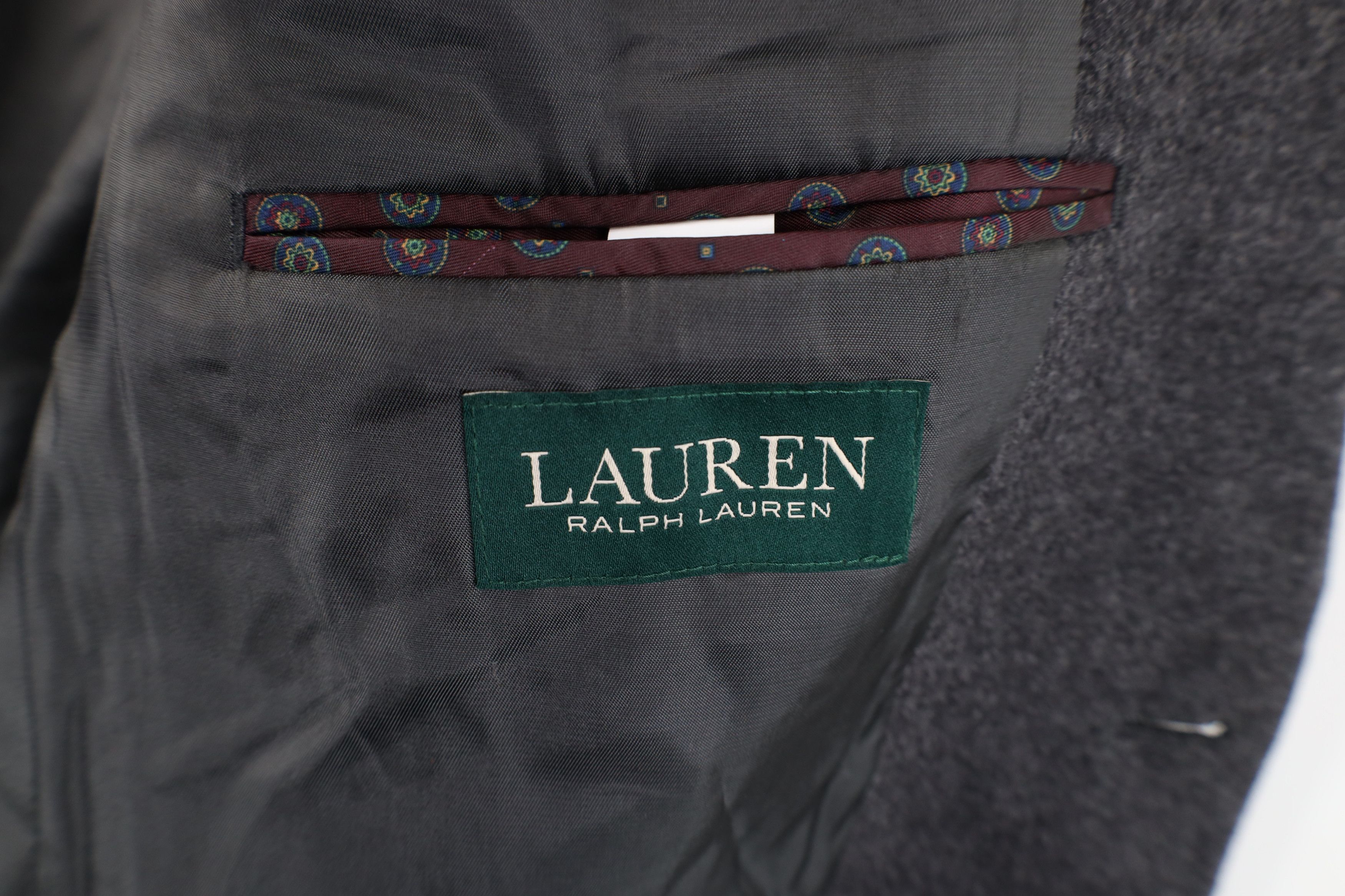 Ralph Lauren Vintage Ralph Lauren Cashmere Suit Coat Blazer Jacket Gray Size US XL / EU 56 / 4 - 10 Thumbnail