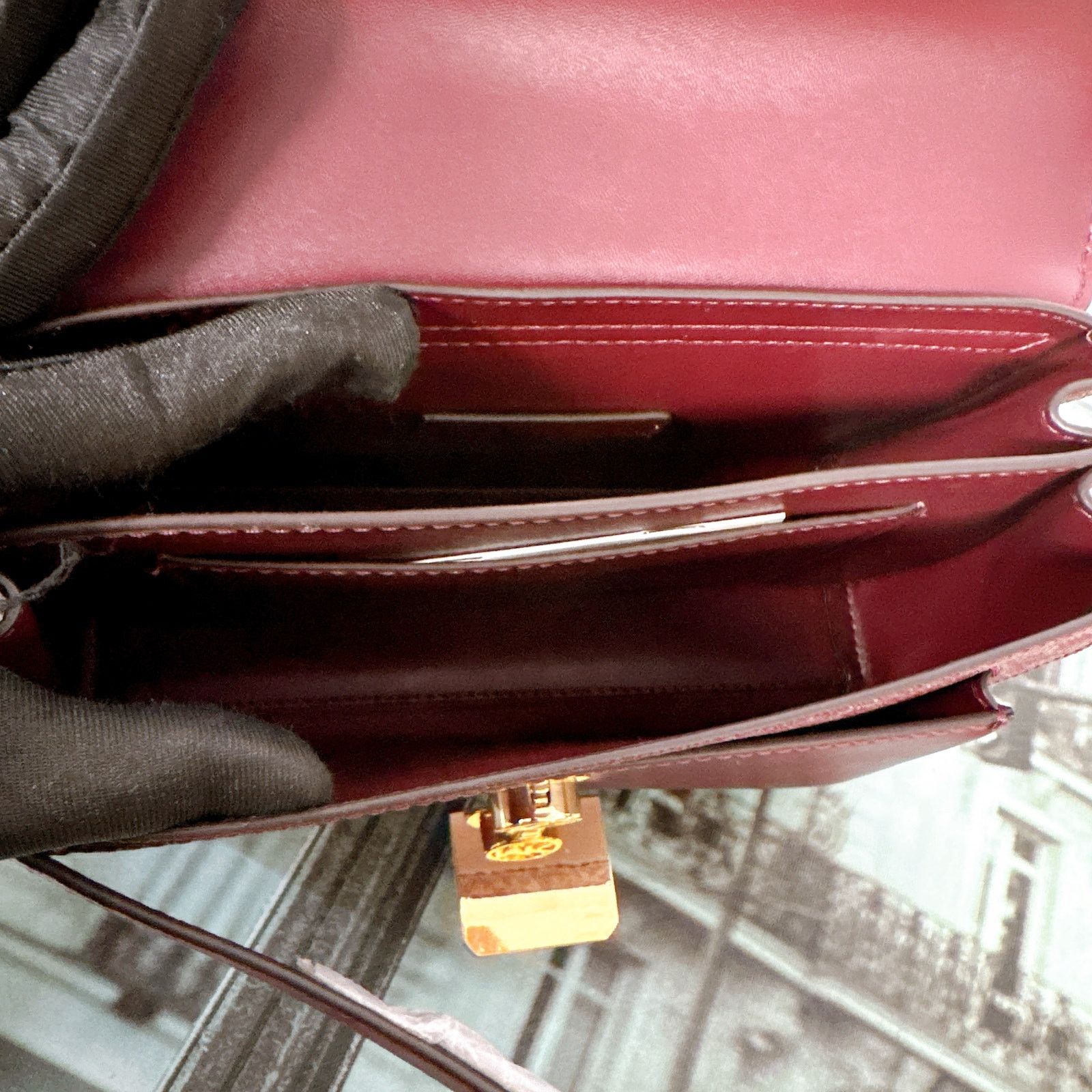 Michael Kors Michael Kors 35T0GXPL2B Lita Medium Two-Tone Logo Crossbody Size ONE SIZE - 7 Thumbnail