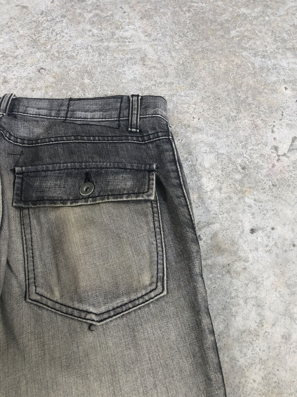 If Six Was Nine Japanese Abahouse Flared Jeans Mud Wash Distressed Jeans Size US 30 / EU 46 - 18 Thumbnail