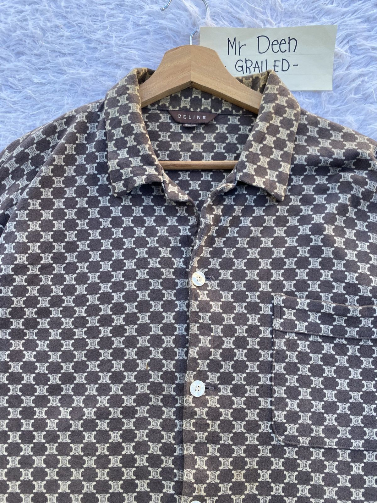 Celine Rare Vintage CELINE Monogram Pajamas Logos Size US L / EU 52-54 / 3 - 1 Thumbnail