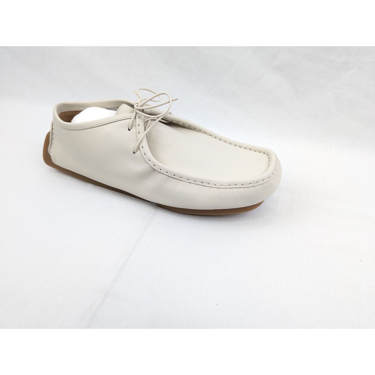 Bottega Veneta o1rshd1 Calf Pelle Scarpa Chester Shoes in Cream Size US 9 / EU 42 - 3 Thumbnail