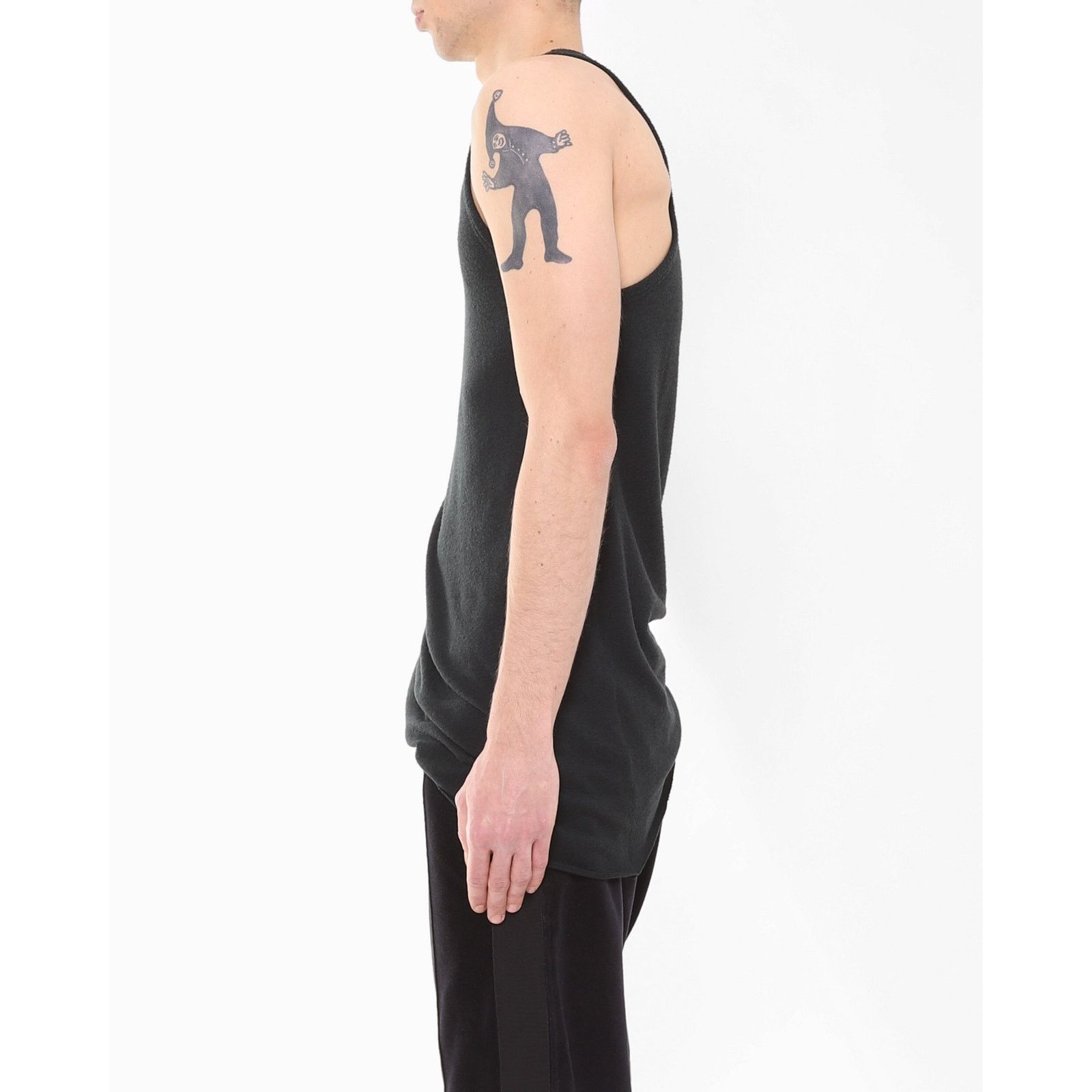 Haider Ackermann FW19 Tank Top in Dark Grey Cashmere Size US S / EU 44-46 / 1 - 5 Thumbnail