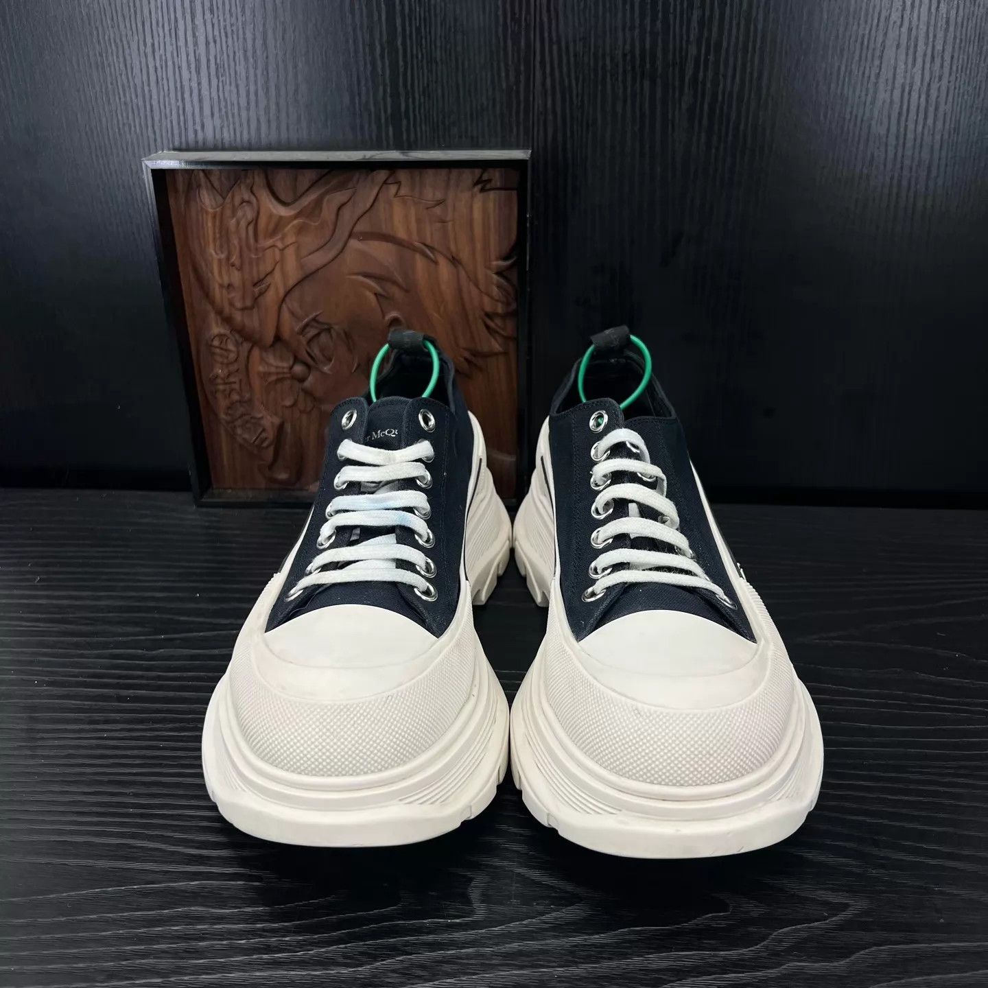 Alexander McQueen Alexander McQueen Black & White Martin Boots 43.5 Size US 10.5 / EU 43-44 - 6 Thumbnail