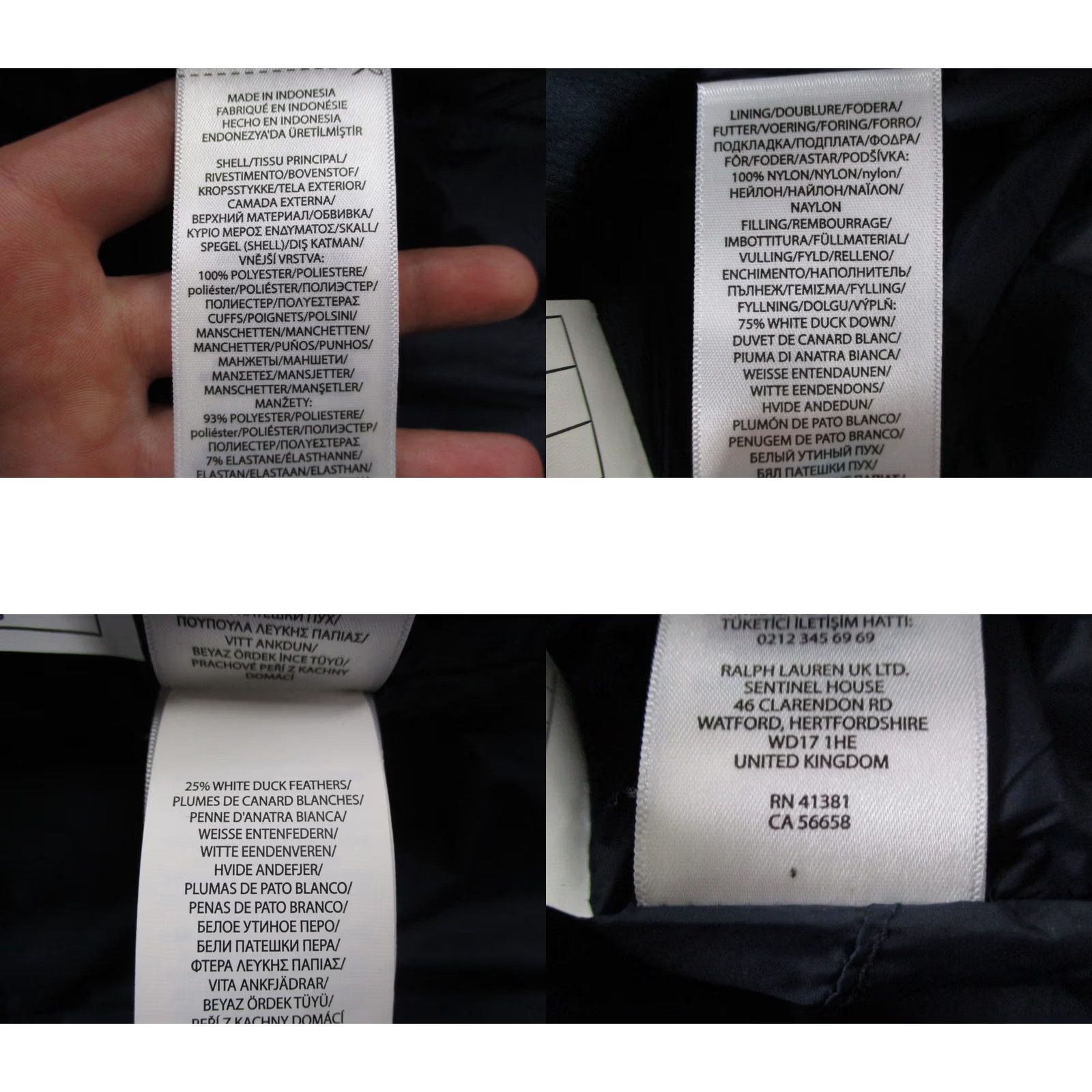 Polo Ralph Lauren Polo Ralph Lauren Jacket Men 2XL Blue Duck Down Quilted Puffer Coat Outdoors NEW Size US XXL / EU 58 / 5 - 10 Thumbnail