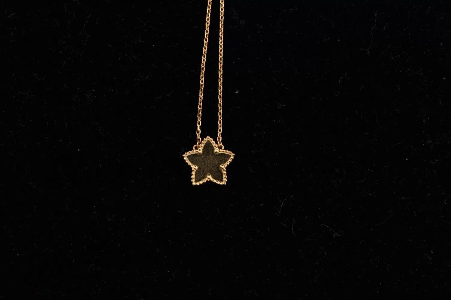 Van Cleef & Arpels VC&A 5-Pointed Star Necklace 18k Gold Double-Sided Rare JB Size ONE SIZE - 2 Thumbnail