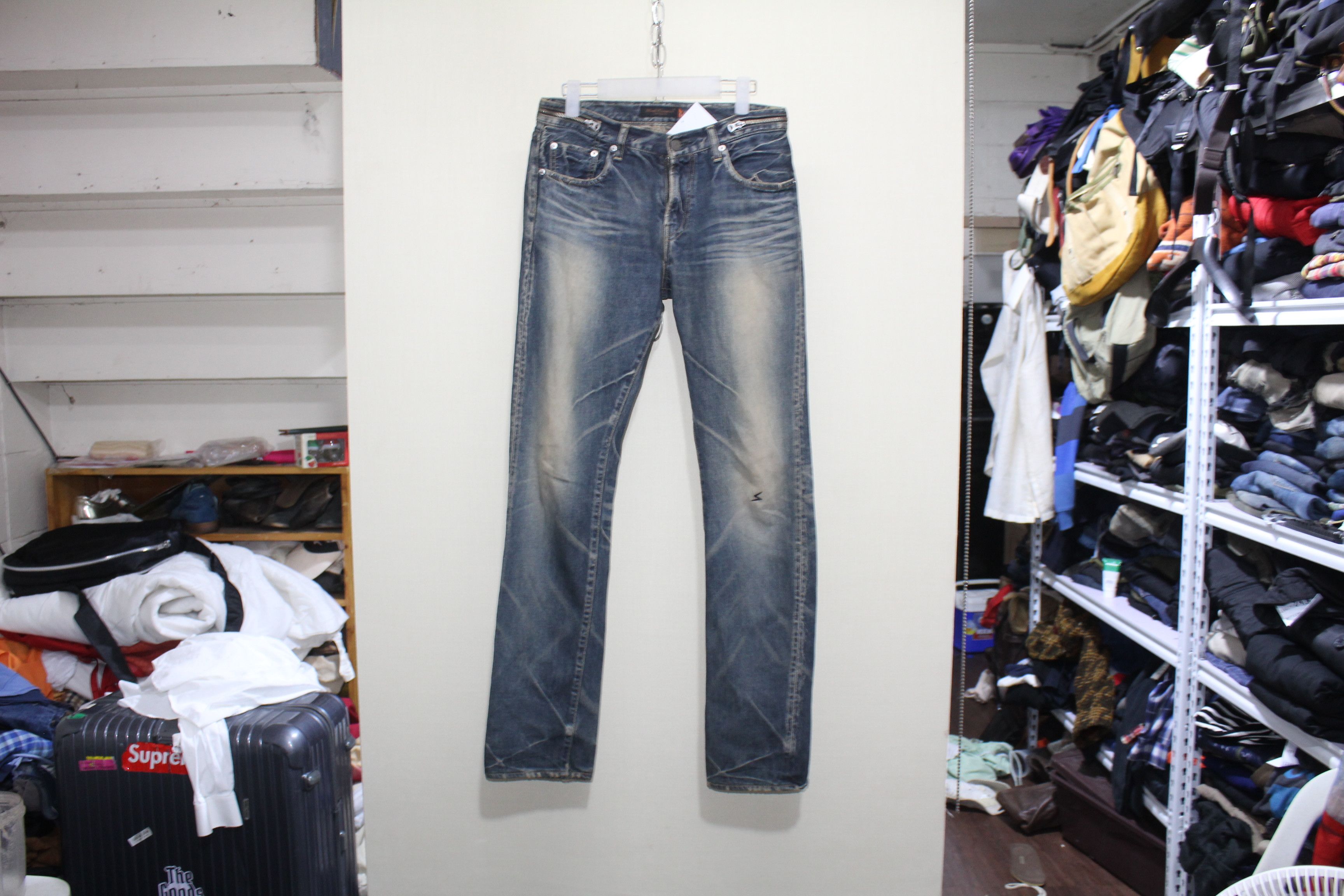 image of Undercover Ss07 Chaos Jeans in Denim, Men's (Size 31)