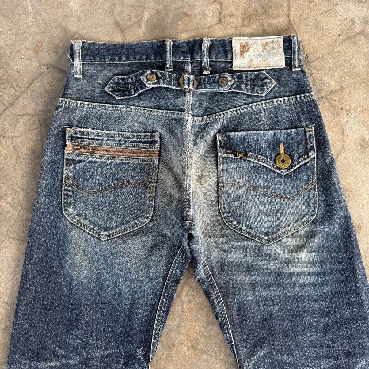 Lee W32x31.5 Vintage Lee Cowboy Twist Leg Ripped Denim Jean Pant Size US 32 / EU 48 - 11 Thumbnail