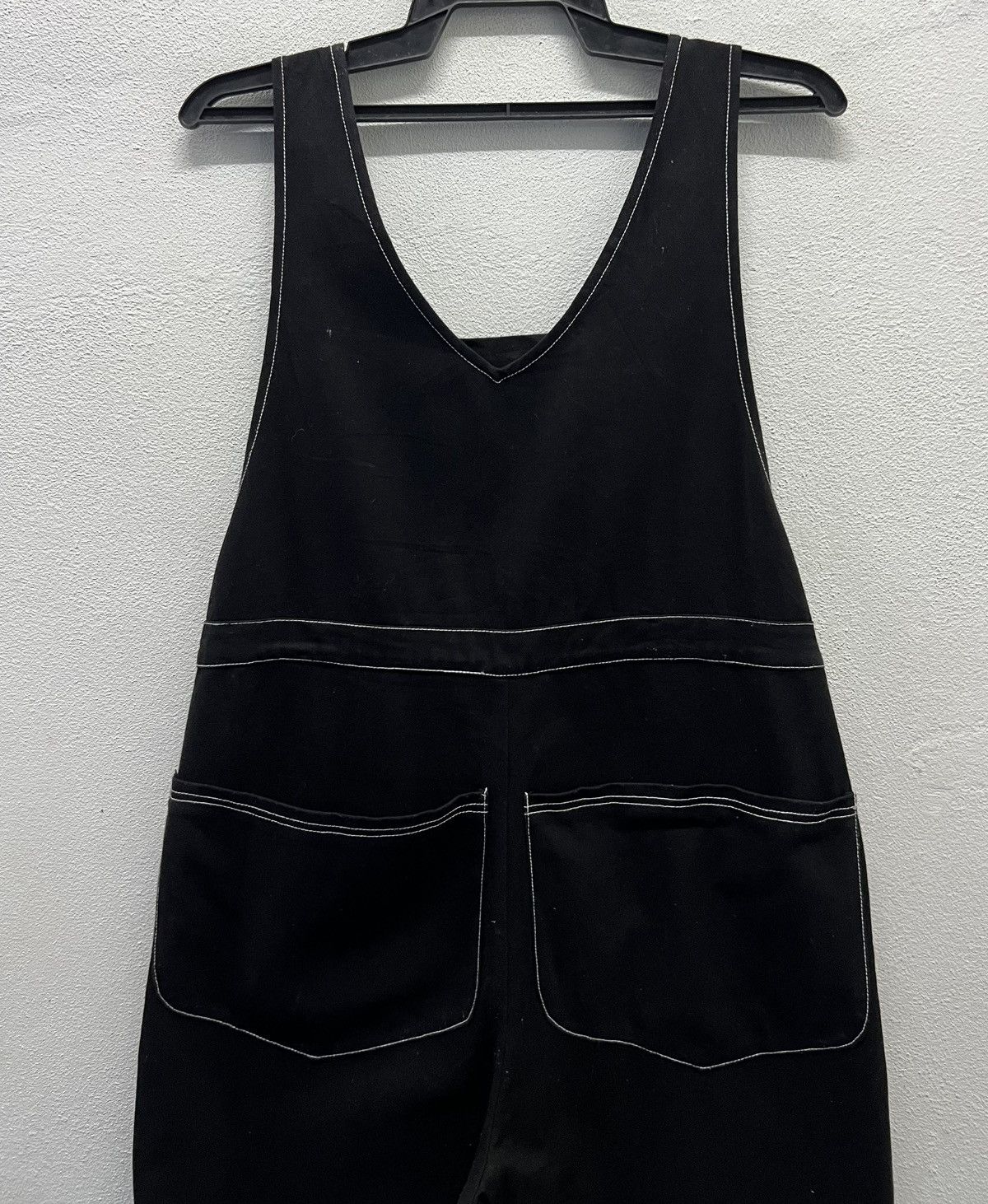 Japanese Brand × Vintage Vintage Black Cotton Overalls – Size M Size US 33 - 4 Thumbnail