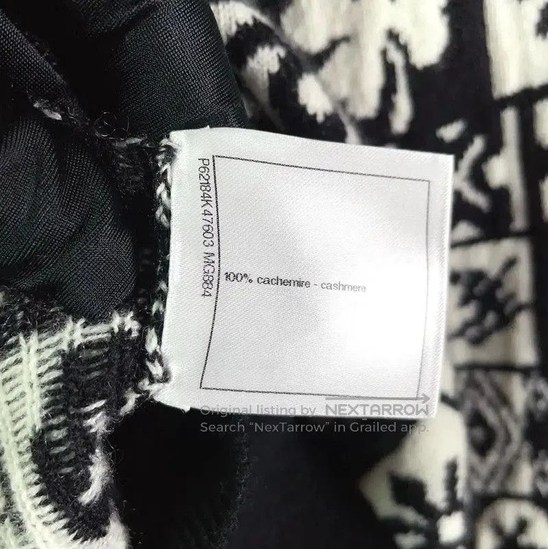 Chanel Chanel Black Cashmere Long Sleeve Sweater . Size S / US 4 / IT 40 - 9 Thumbnail