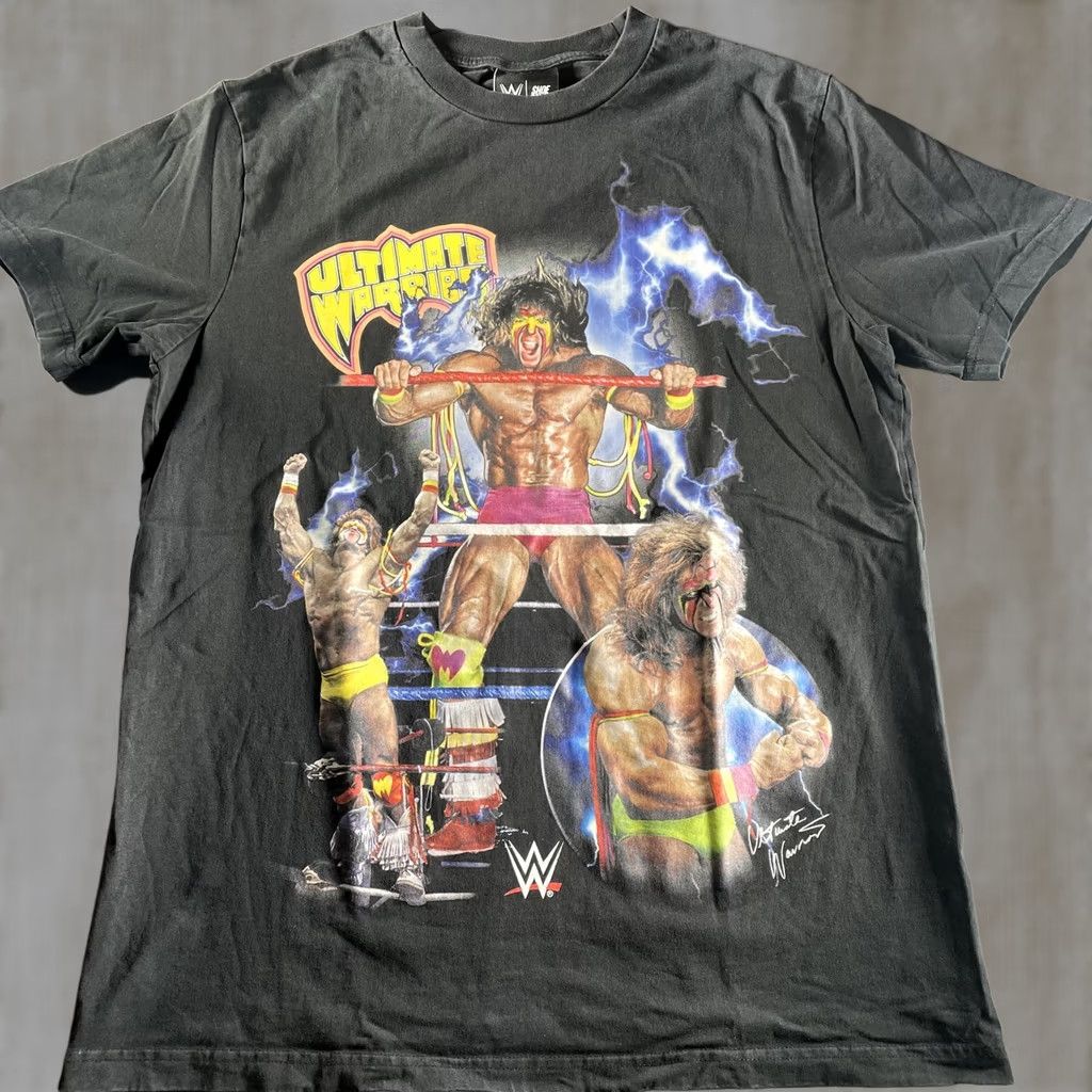 Palace VINTAGE WWE Ultimate Warrior Shirt Mens Medium Black Graphic Tee Nike? Size US M / EU 48-50 / 2 - 1 Thumbnail