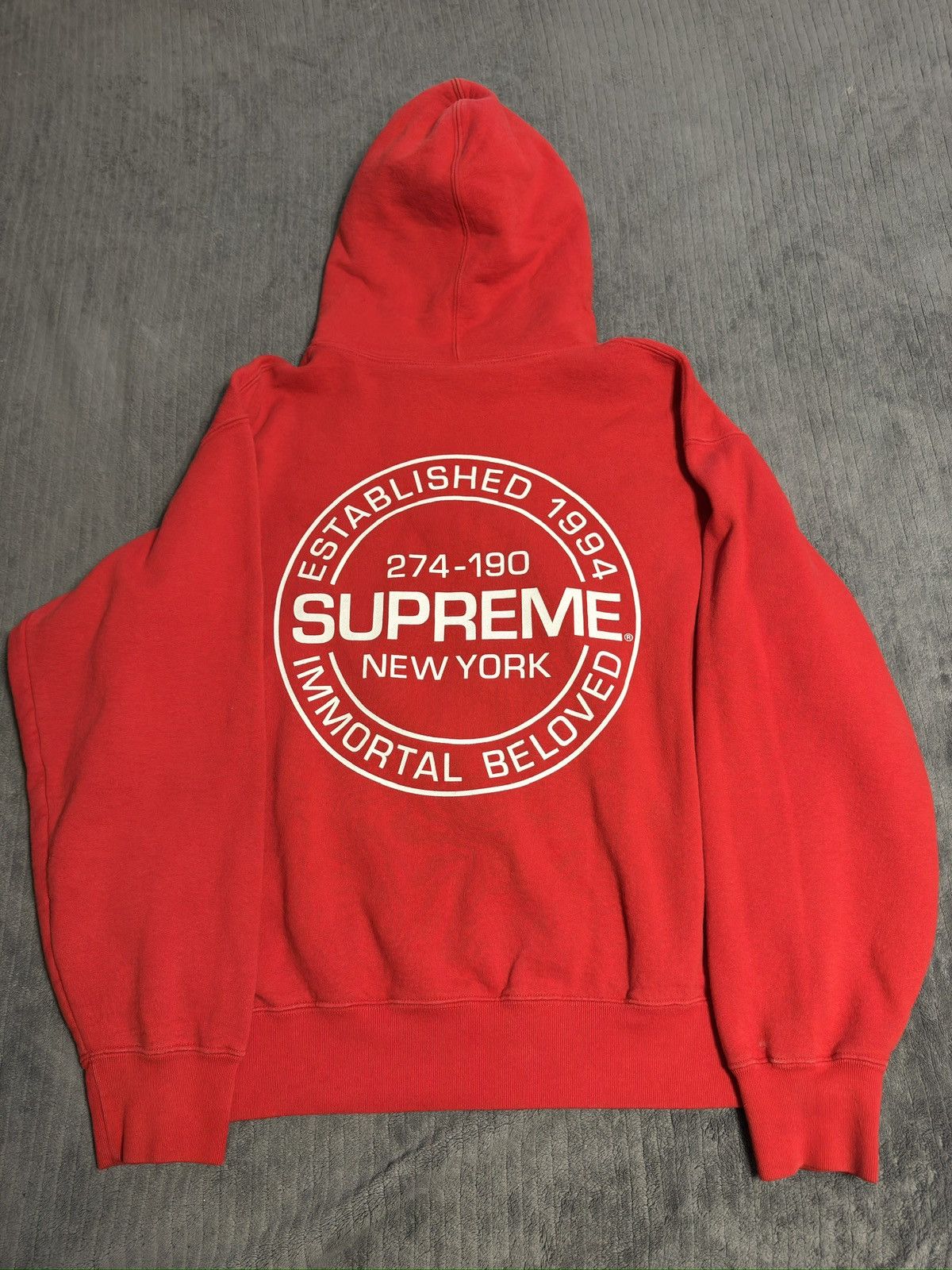 Supreme Supreme Imperial Hooded Sweatshirt Red Circle Logo Size M Size US M / EU 48-50 / 2 - 1 Thumbnail