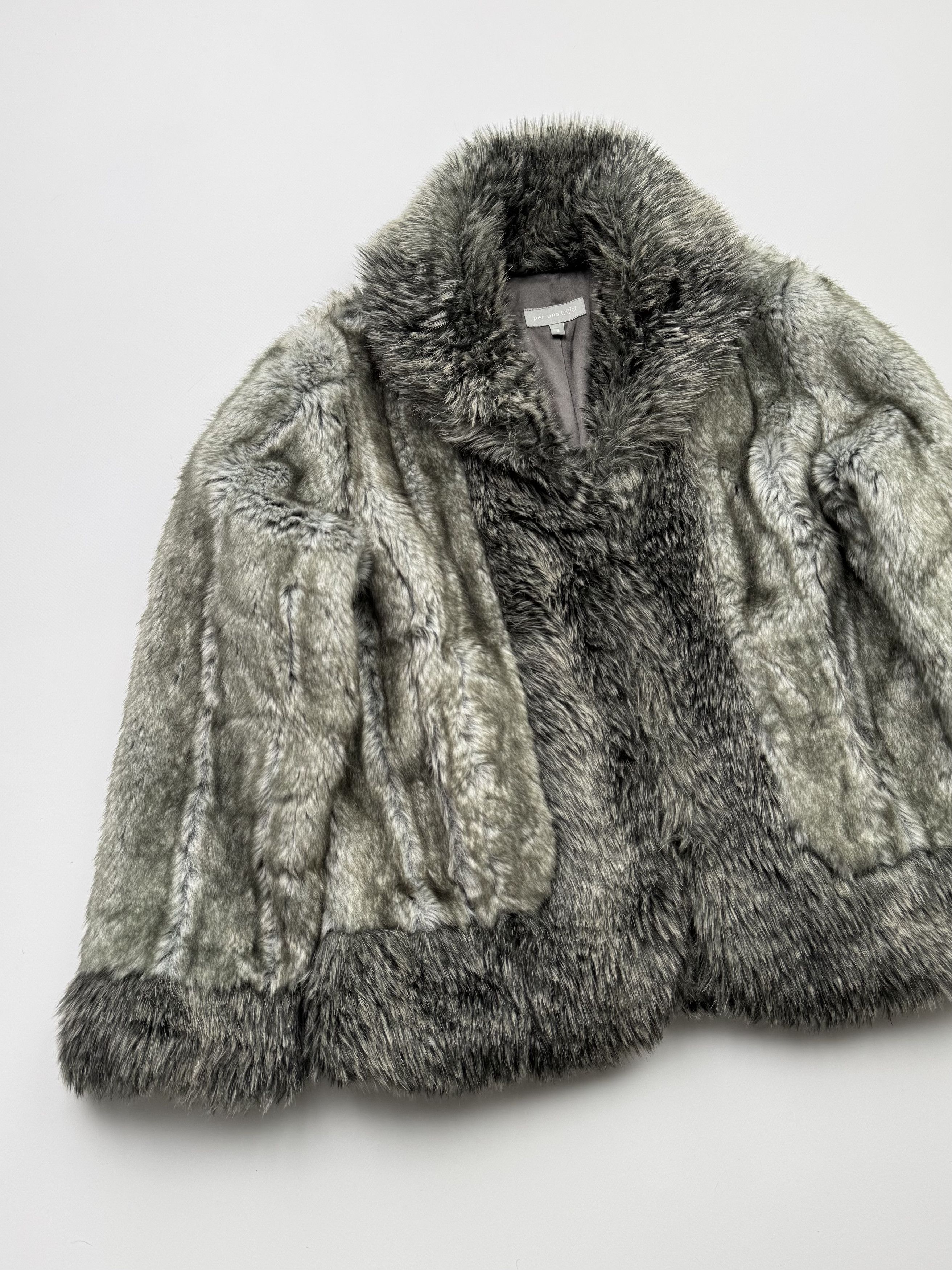 Japanese Brand Vintage Faux Fur Coat B420(V358)E2 Size S / US 4 / IT 40 - 2 Thumbnail
